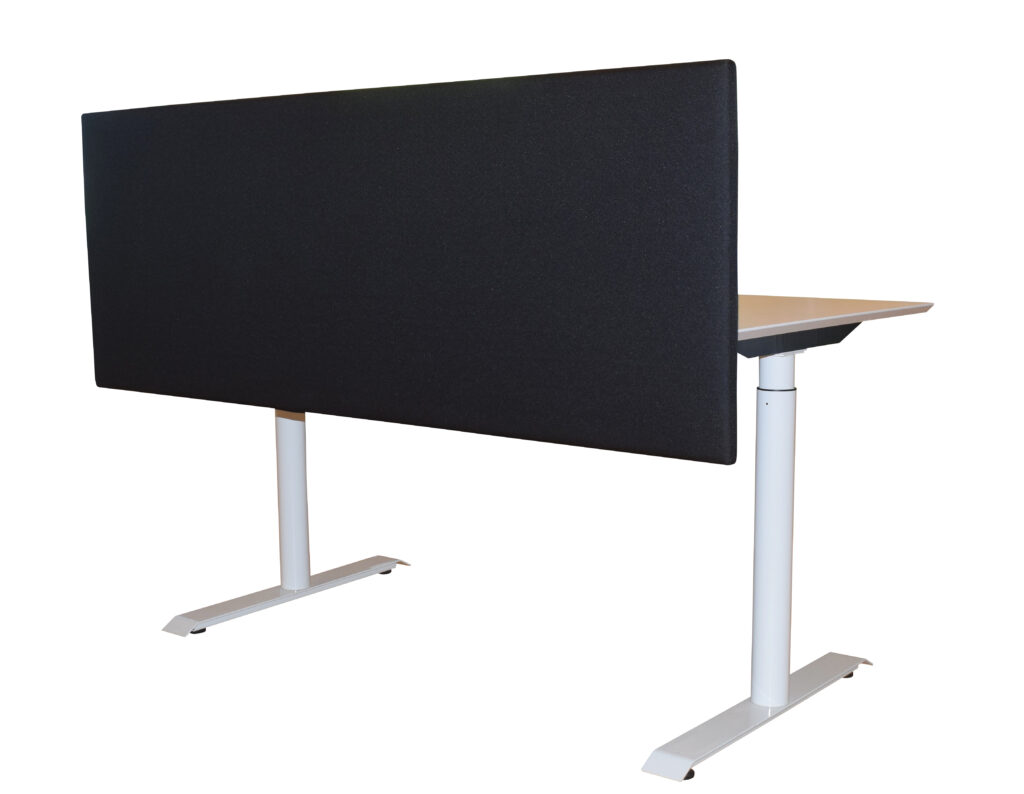 Køb 1 stk – Vildika frontmonteret akustisk skrivebordskærm 160*60 cm – SPAR 78 %