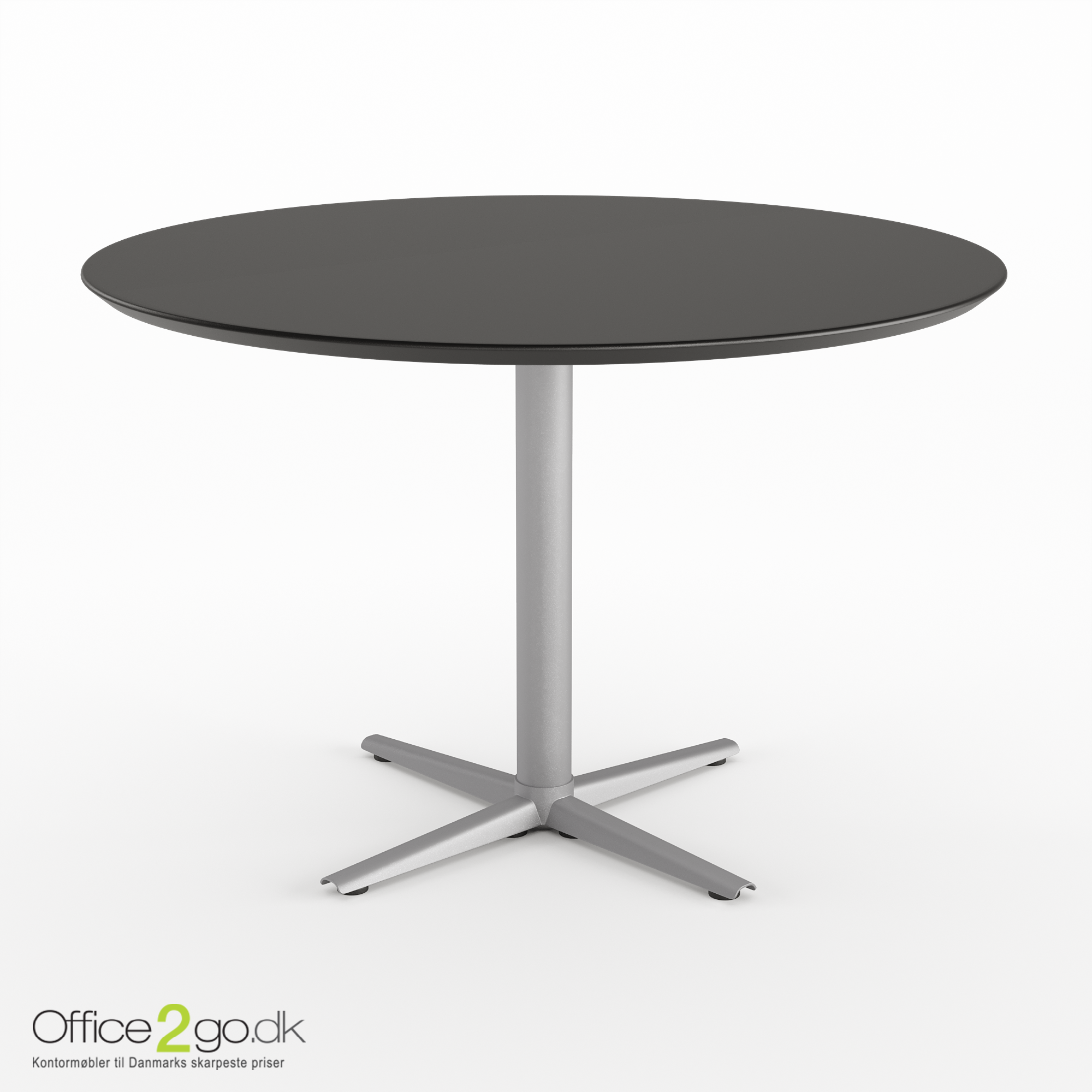 Switch mødebord - 5 personer - Ø 110 cm. - Alu ben/fødder