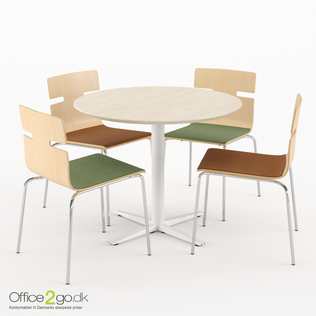 Switch mødebord - 4 personer - Ø 90 cm