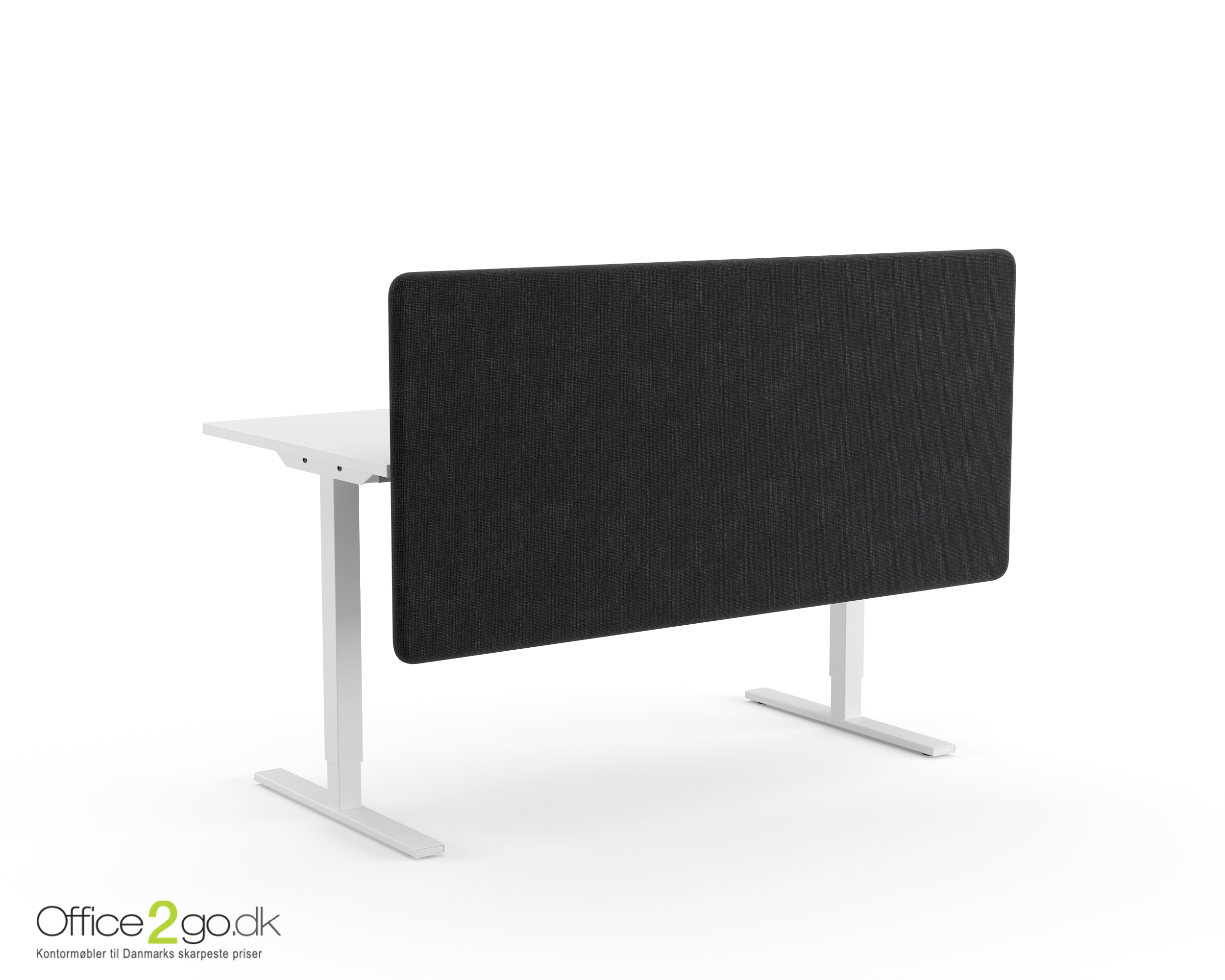 Easy Frontmonteret Bordskærm. - 140*75 cm