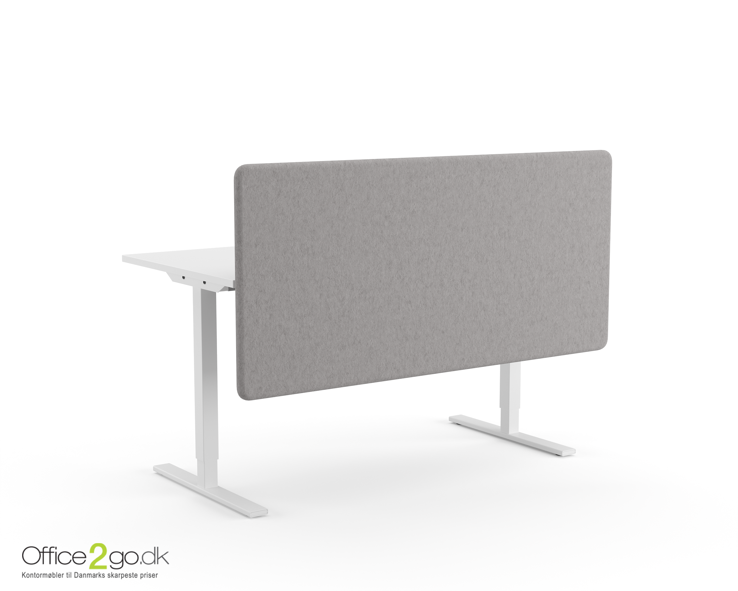 Easy Frontmonteret Bordskærm. - 180*75 cm