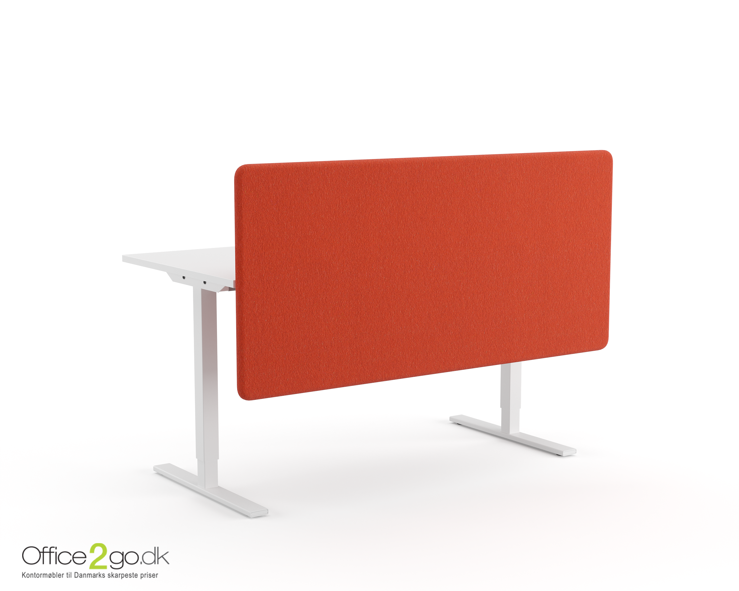 Easy Frontmonteret Bordskærm. - 140*75 cm