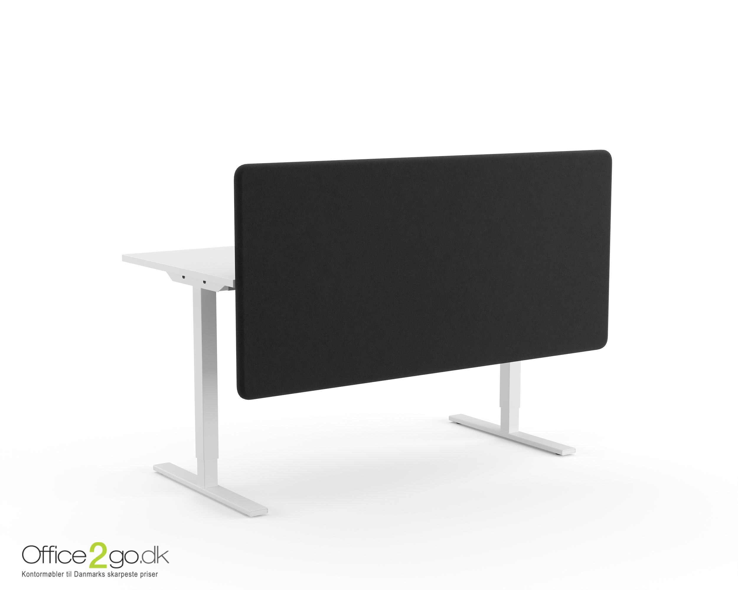 Easy Frontmonteret Bordskærm. - 120*75 cm