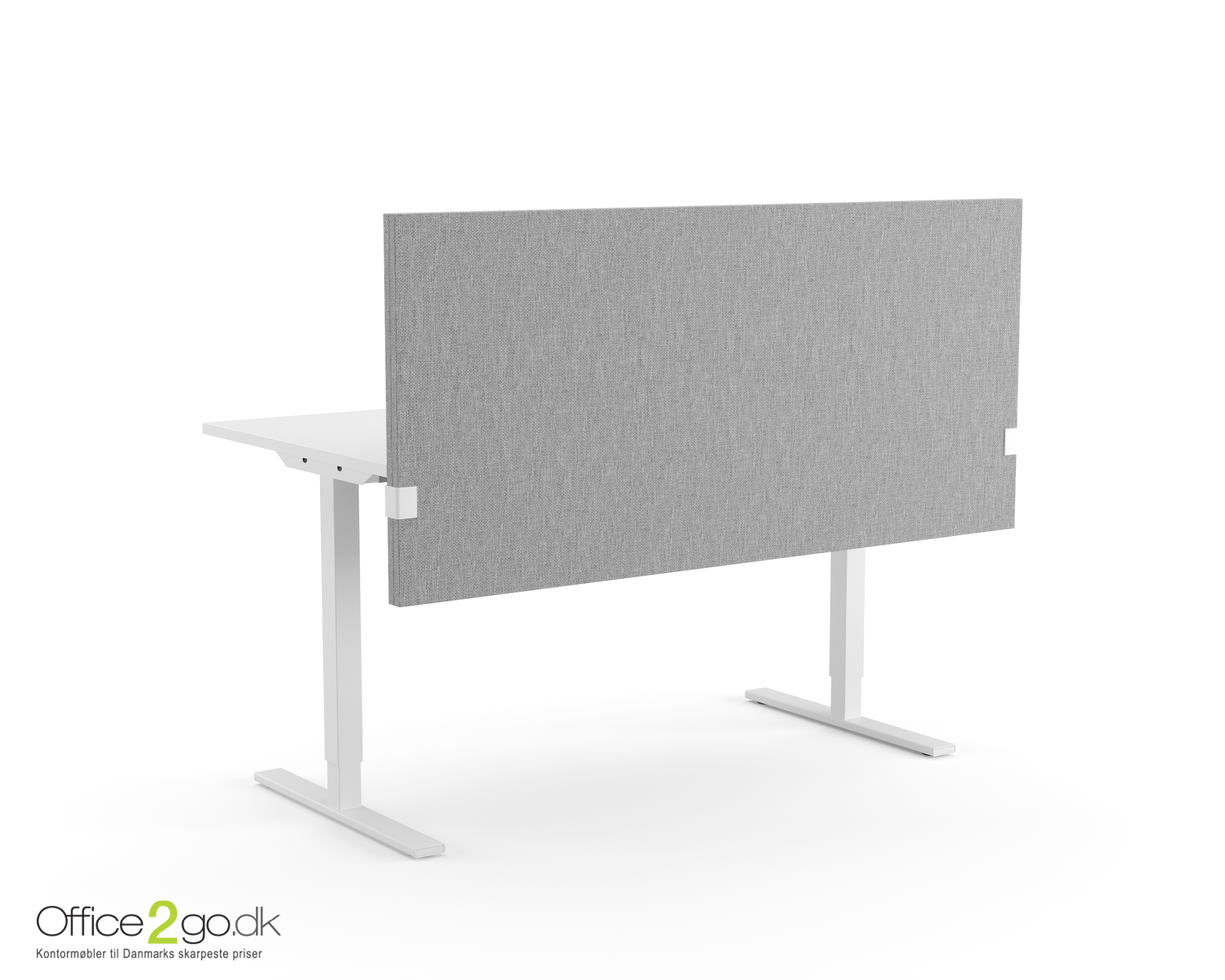 Modus justerbar akustisk bordskærm. - 120*74 cm