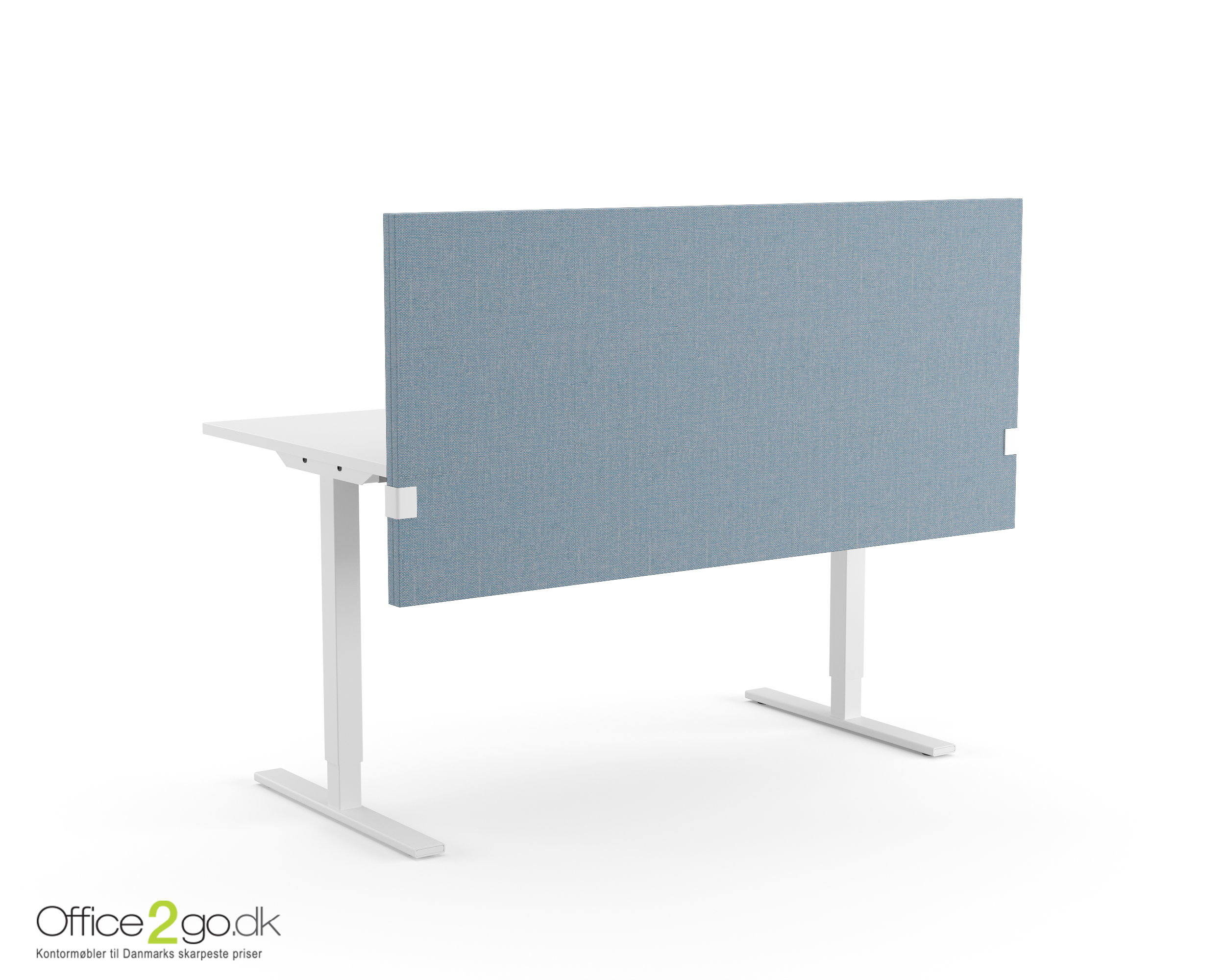 Modus justerbar akustisk bordskærm. - 120*74 cm