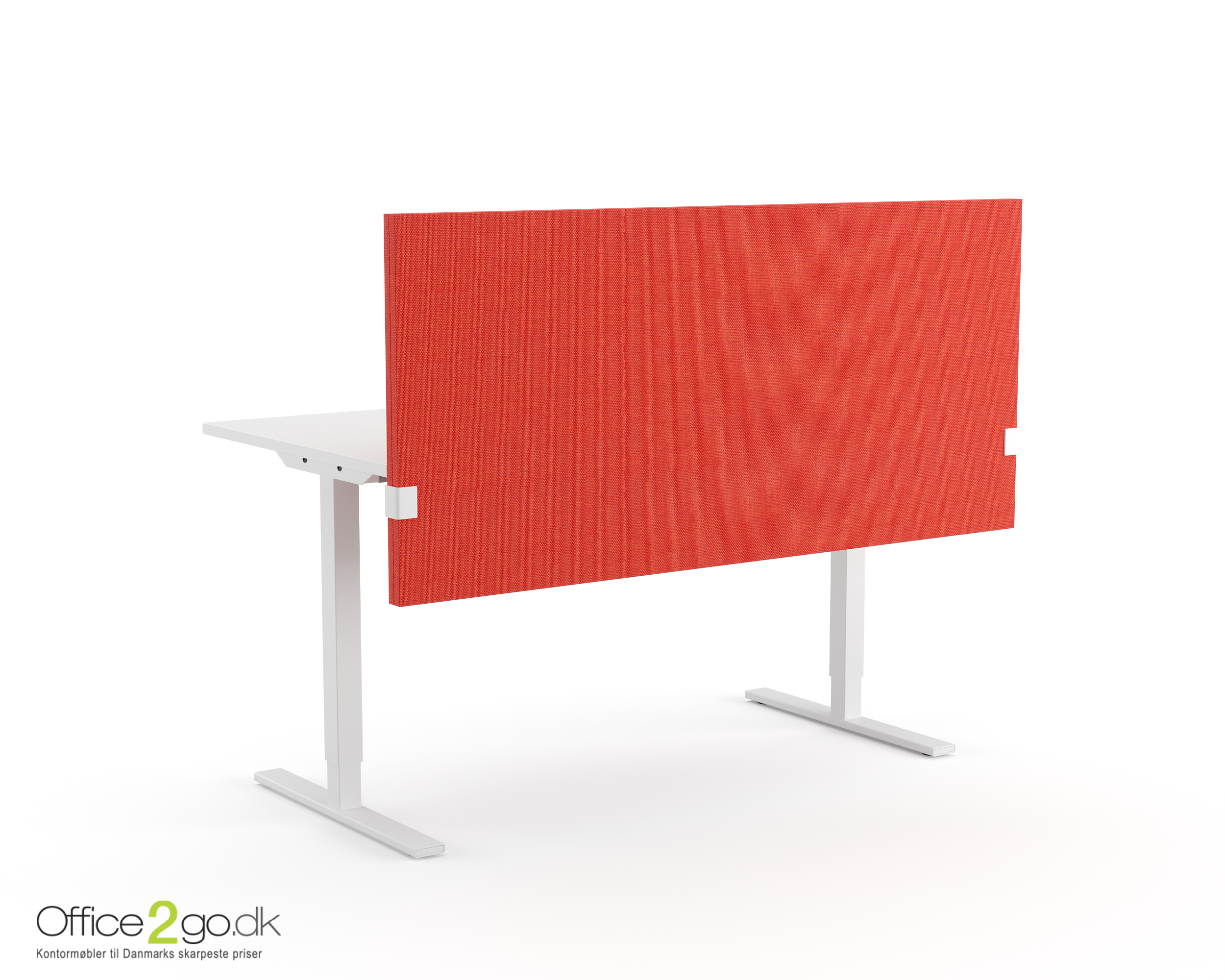 Modus justerbar akustisk bordskærm. - 120*74 cm