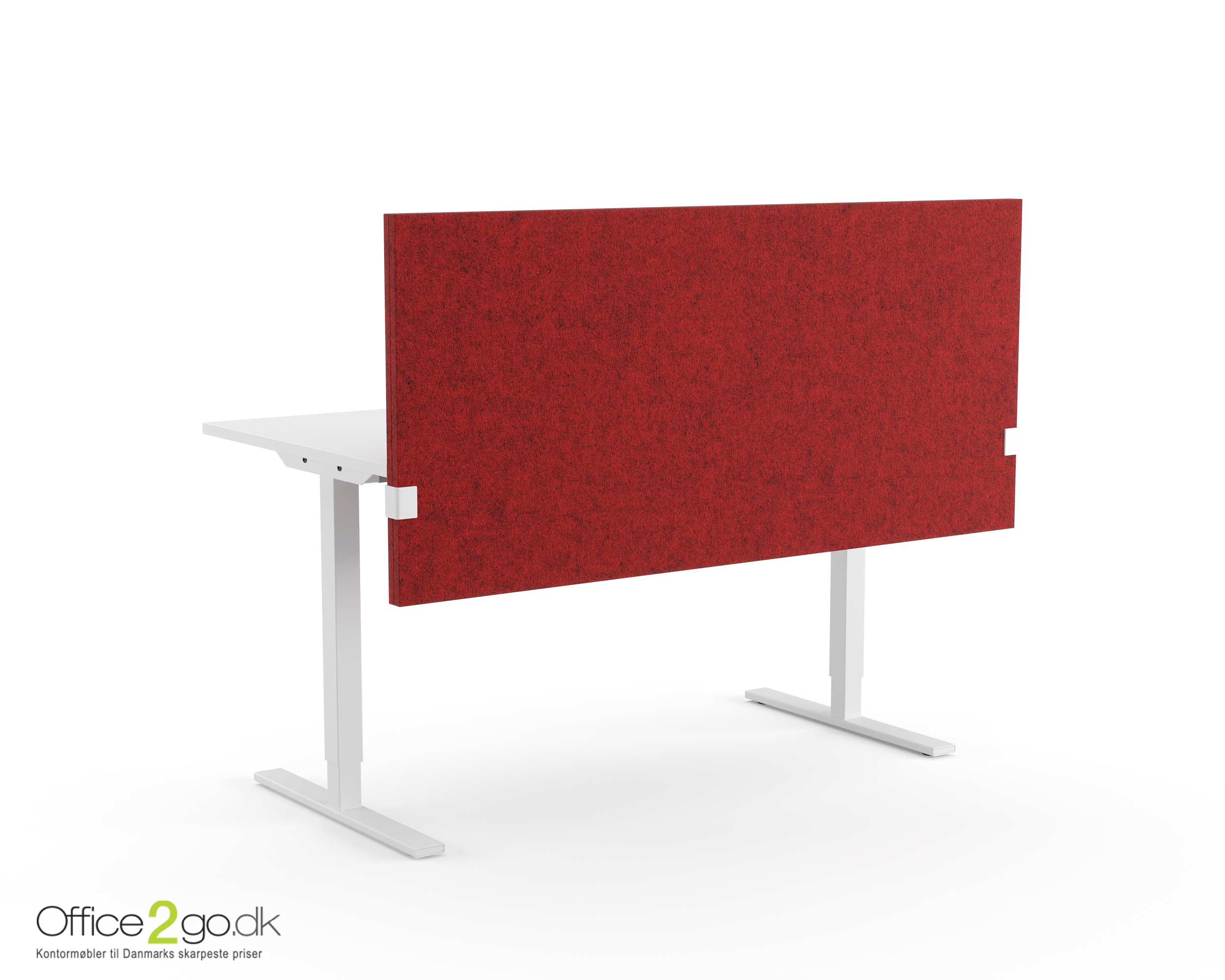 Modus justerbar akustisk bordskærm. - 120*74 cm