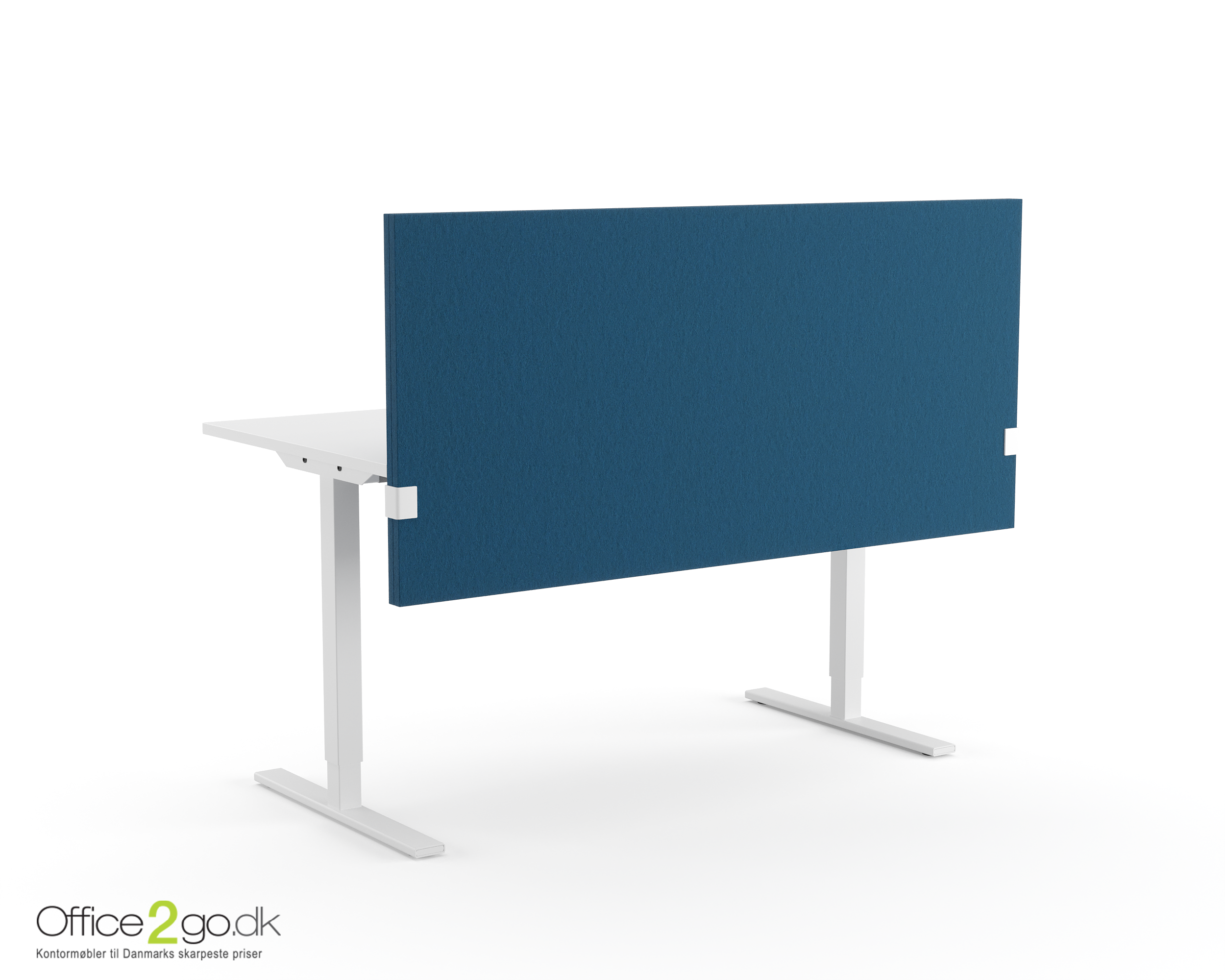 Modus justerbar akustisk bordskærm. - 120*74 cm