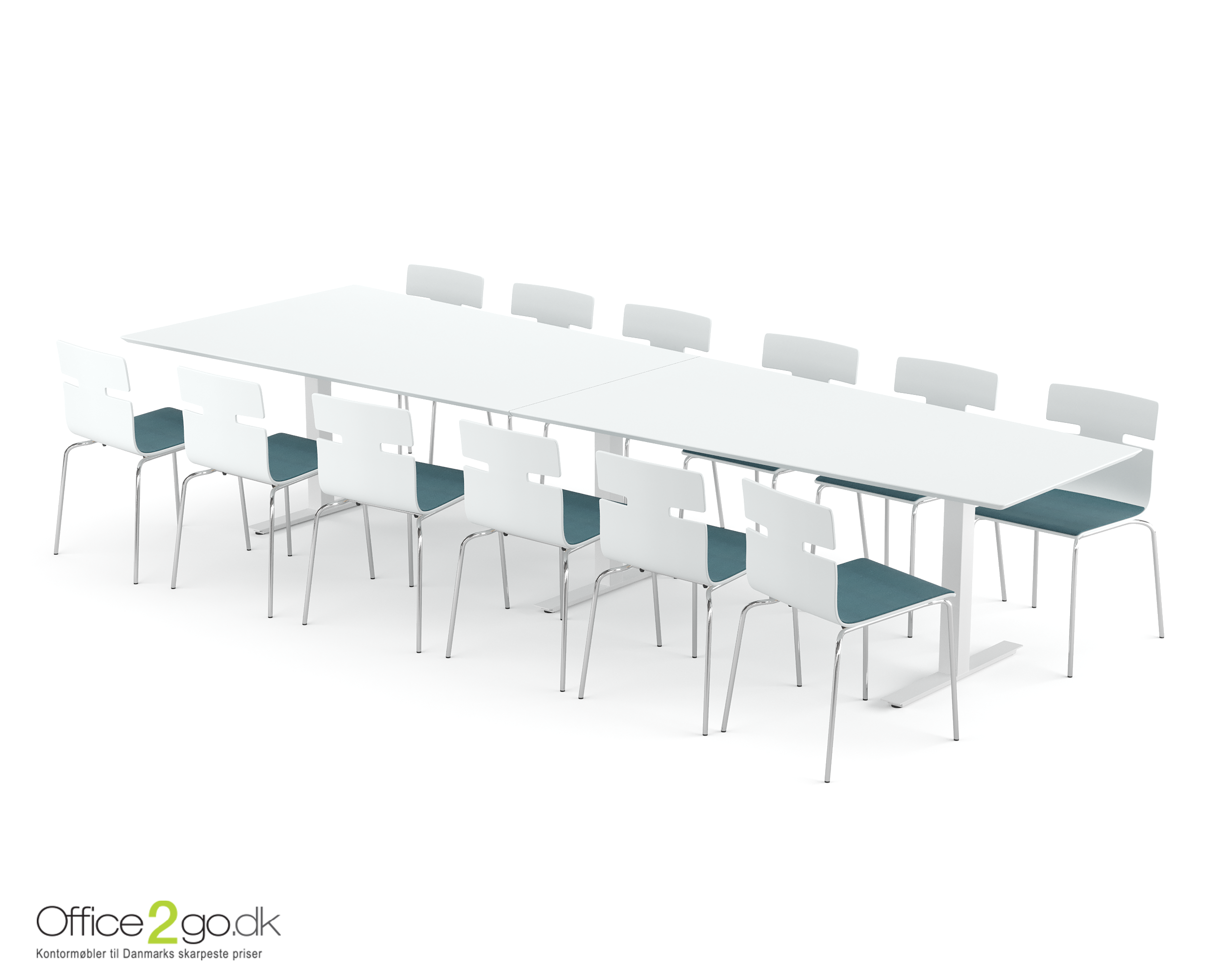 square med table 360_w_w_002 Square Media mødebord - 12 personer - 360 cm.