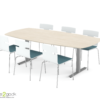 Square mødebord - 6-8 personer - 220 cm.