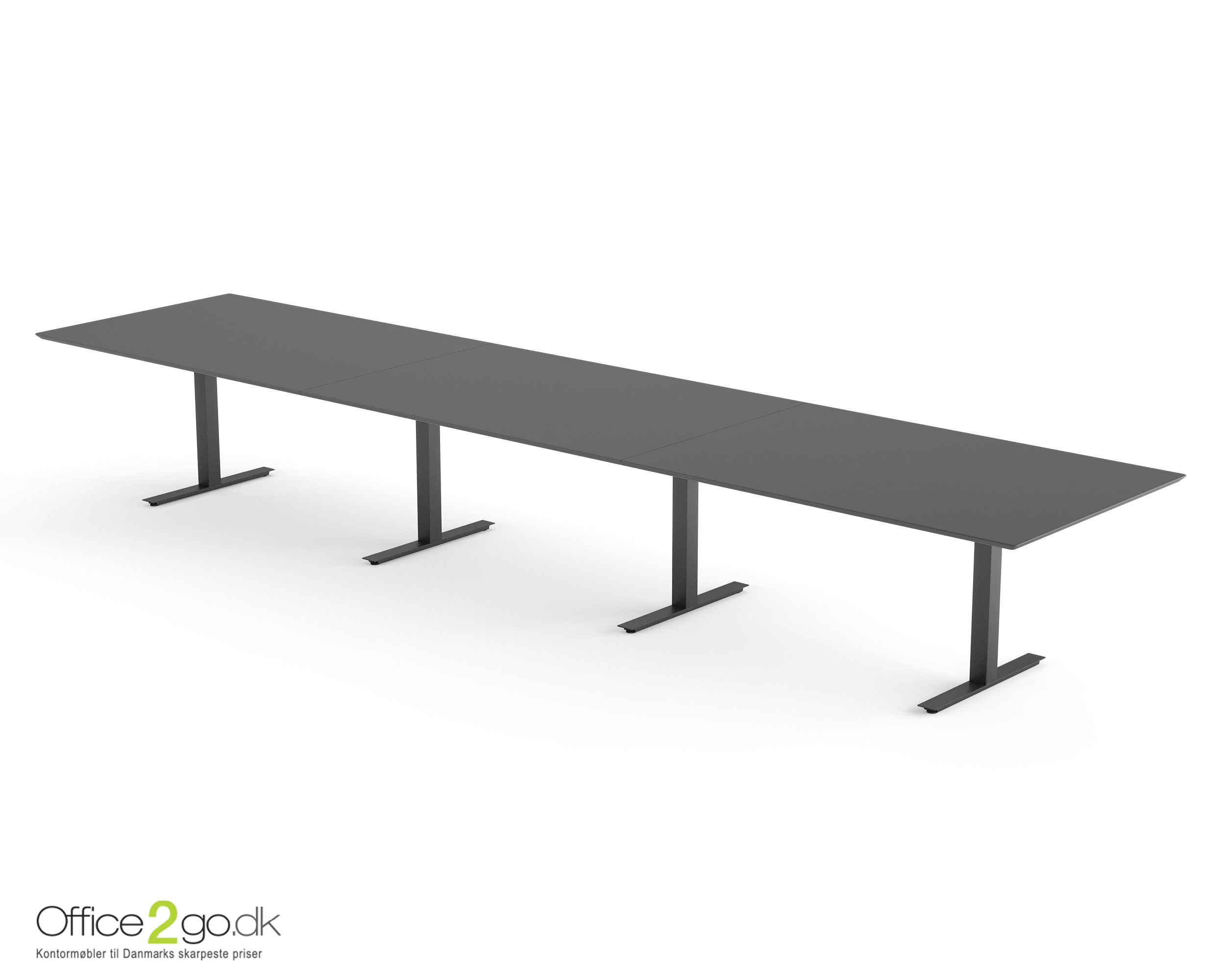 Square mødebord (rektangulær bordplade) - 480 cm - Sort