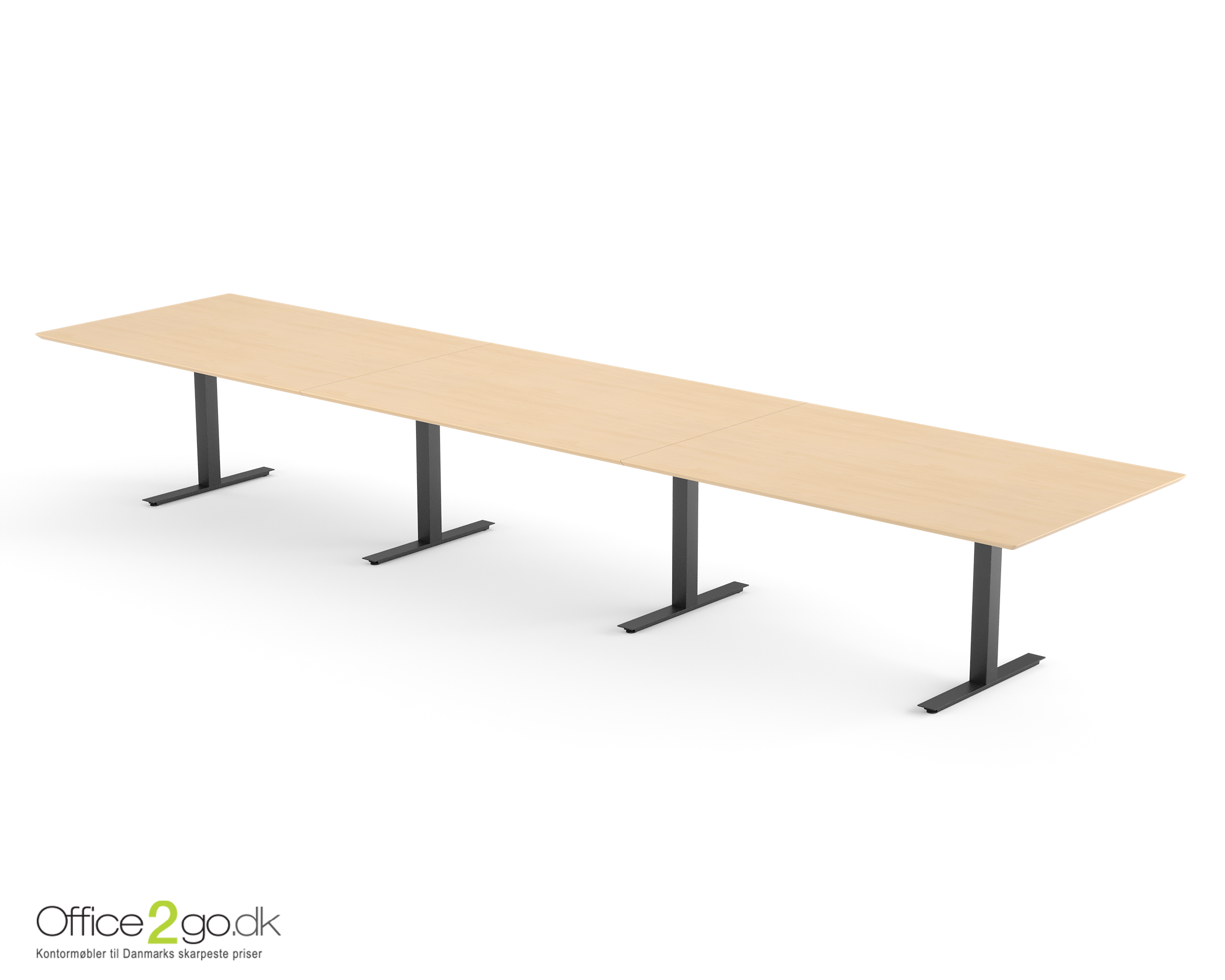 Square mødebord (rektangulær bordplade) - 480 cm - Sort