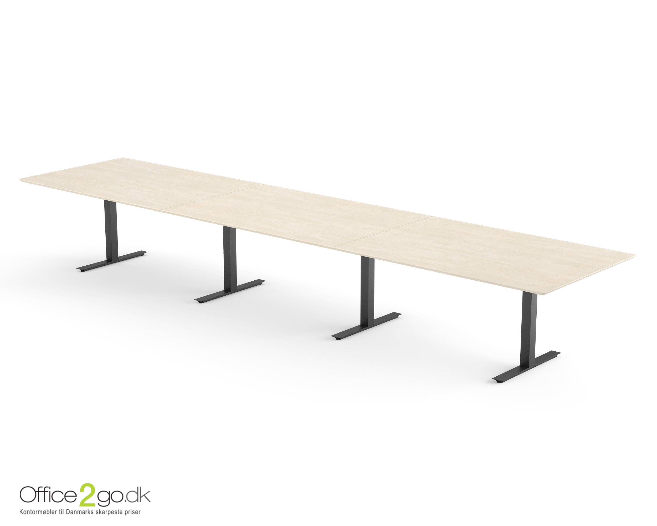 Square mødebord (rektangulær bordplade) - 480 cm - Sort