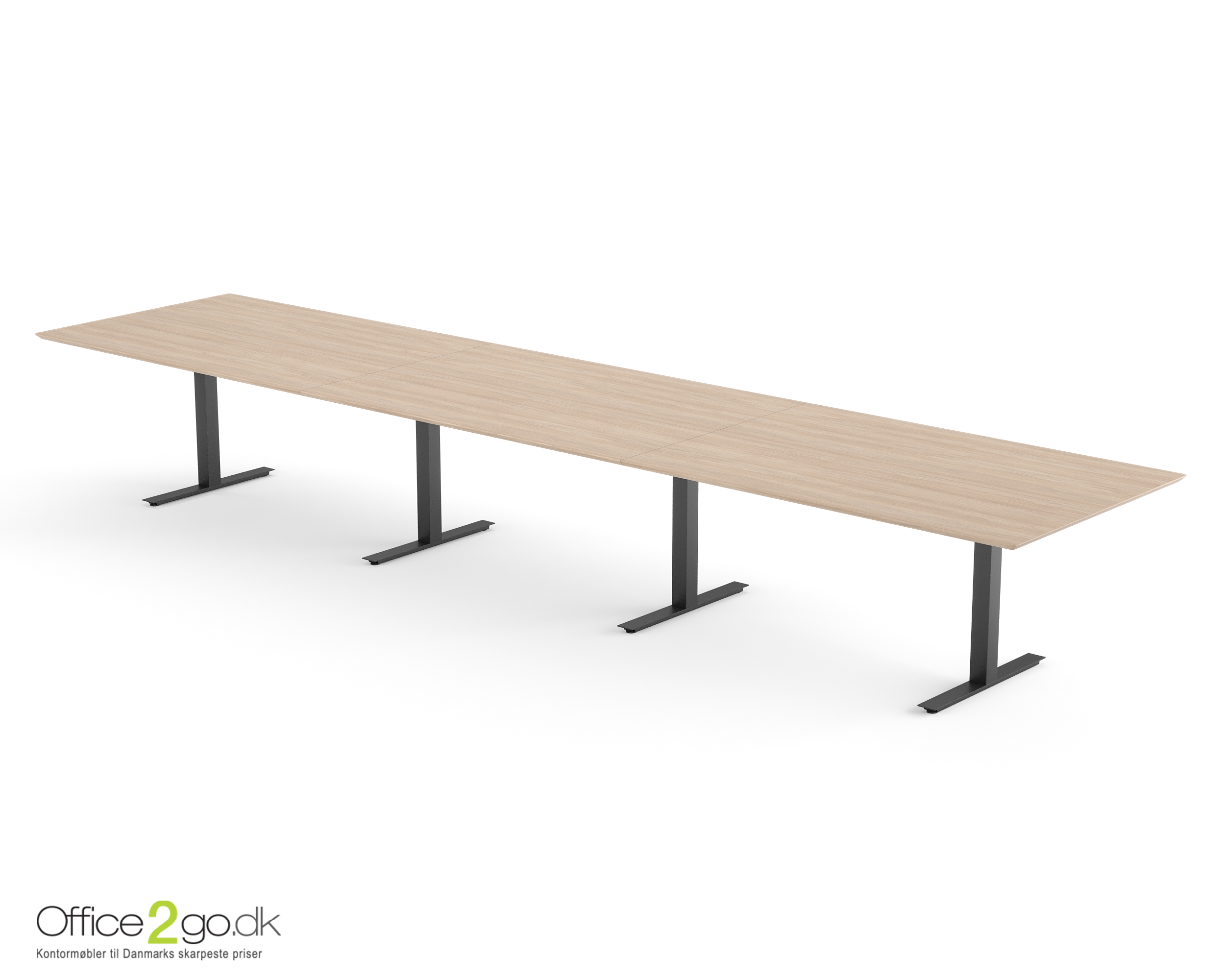 Square mødebord (rektangulær bordplade) - 480 cm - Sort