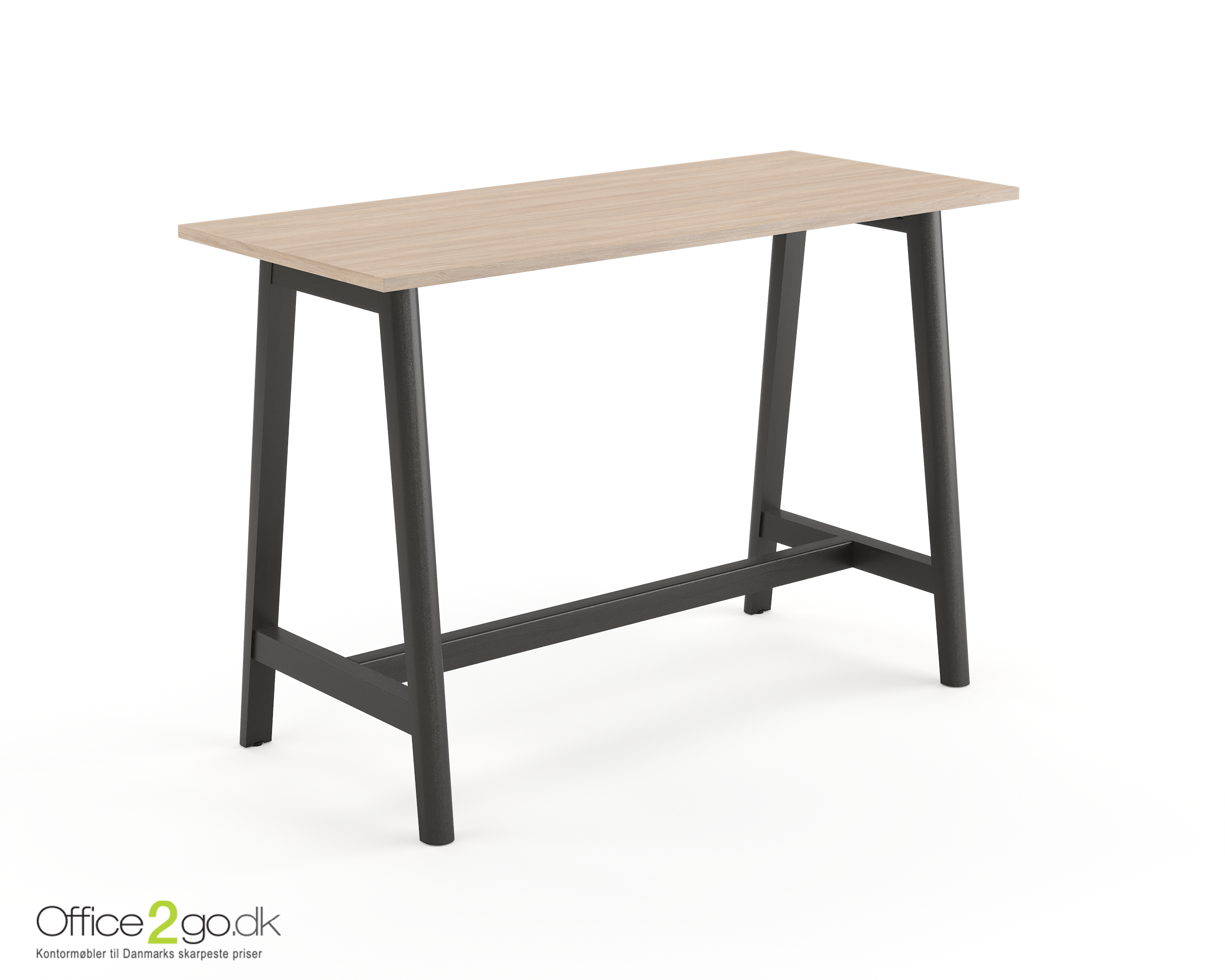 Nova wood højbord - 160*70 cm - Sortbejdset ask