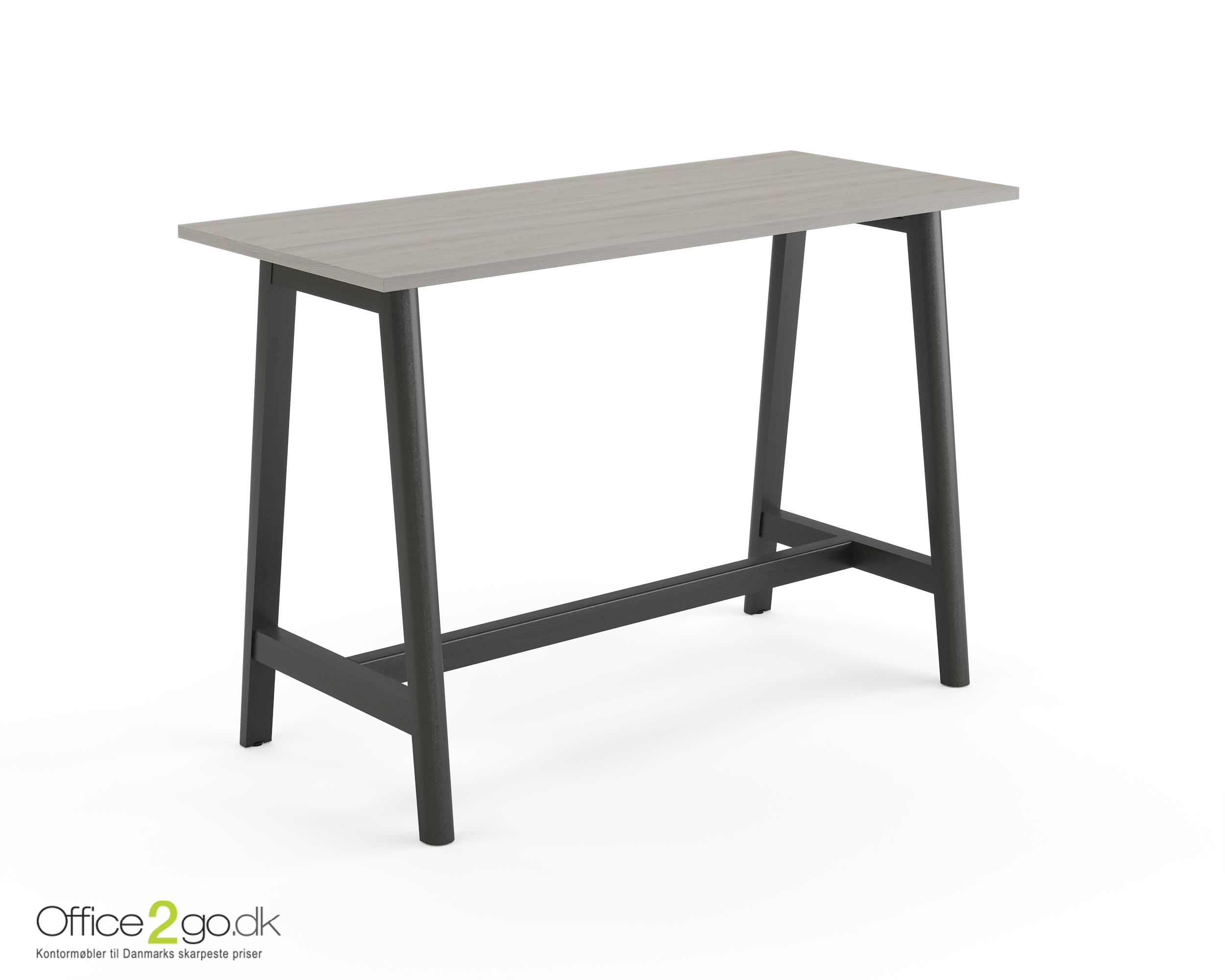 Nova wood højbord - 160*70 cm - Sortbejdset ask