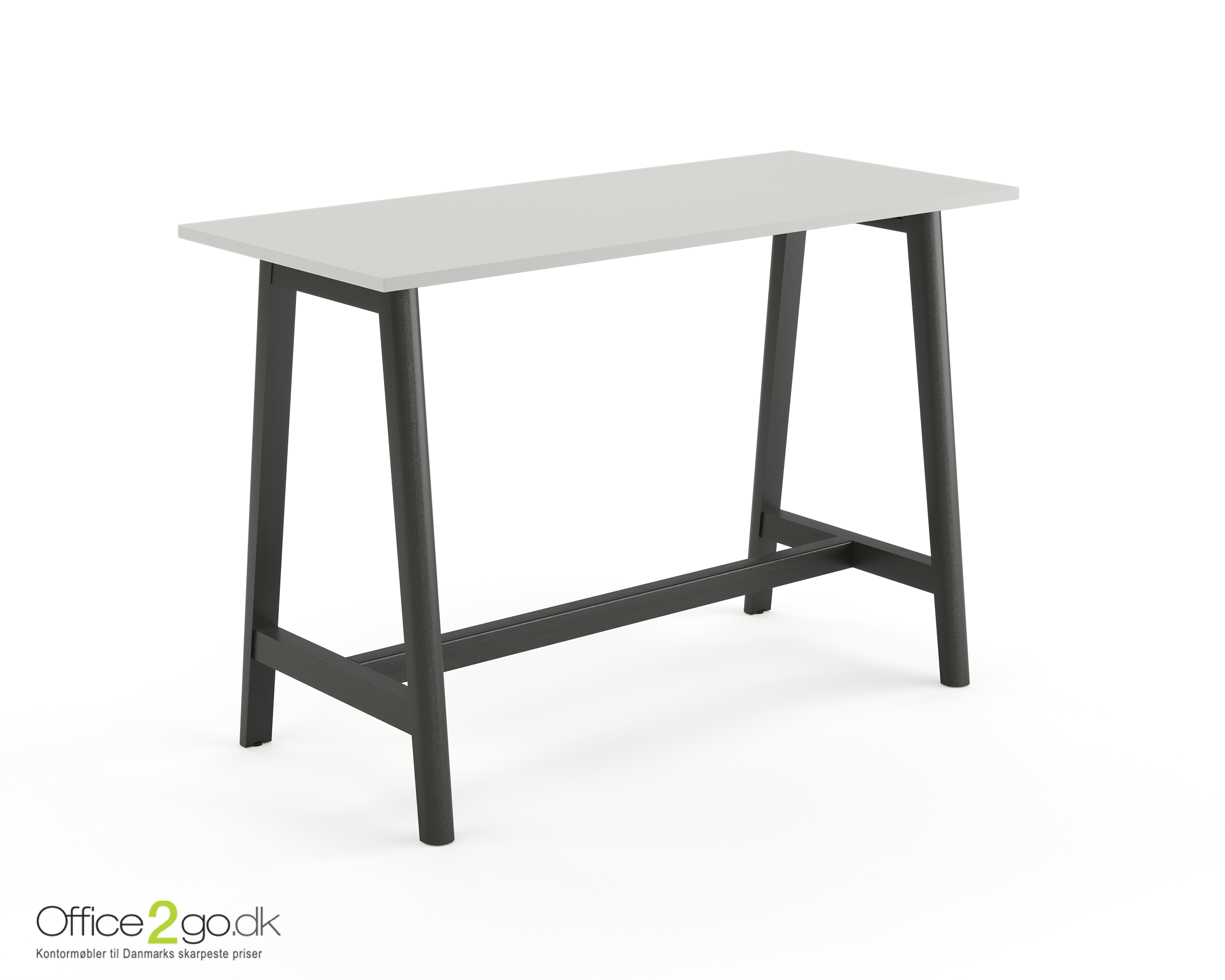 Nova wood højbord - 160*70 cm - Sortbejdset ask