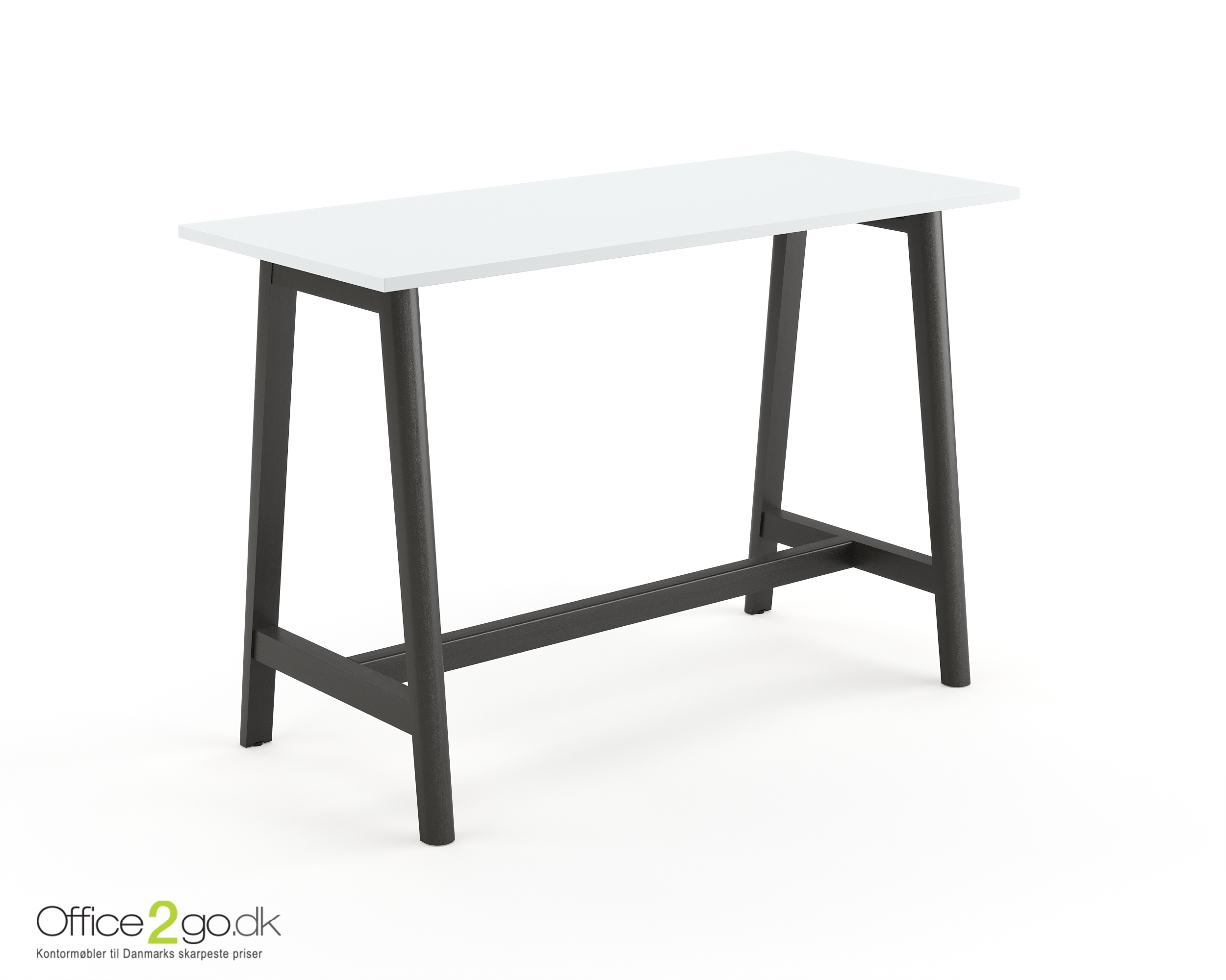 Nova wood højbord - 160*70 cm - Sortbejdset ask