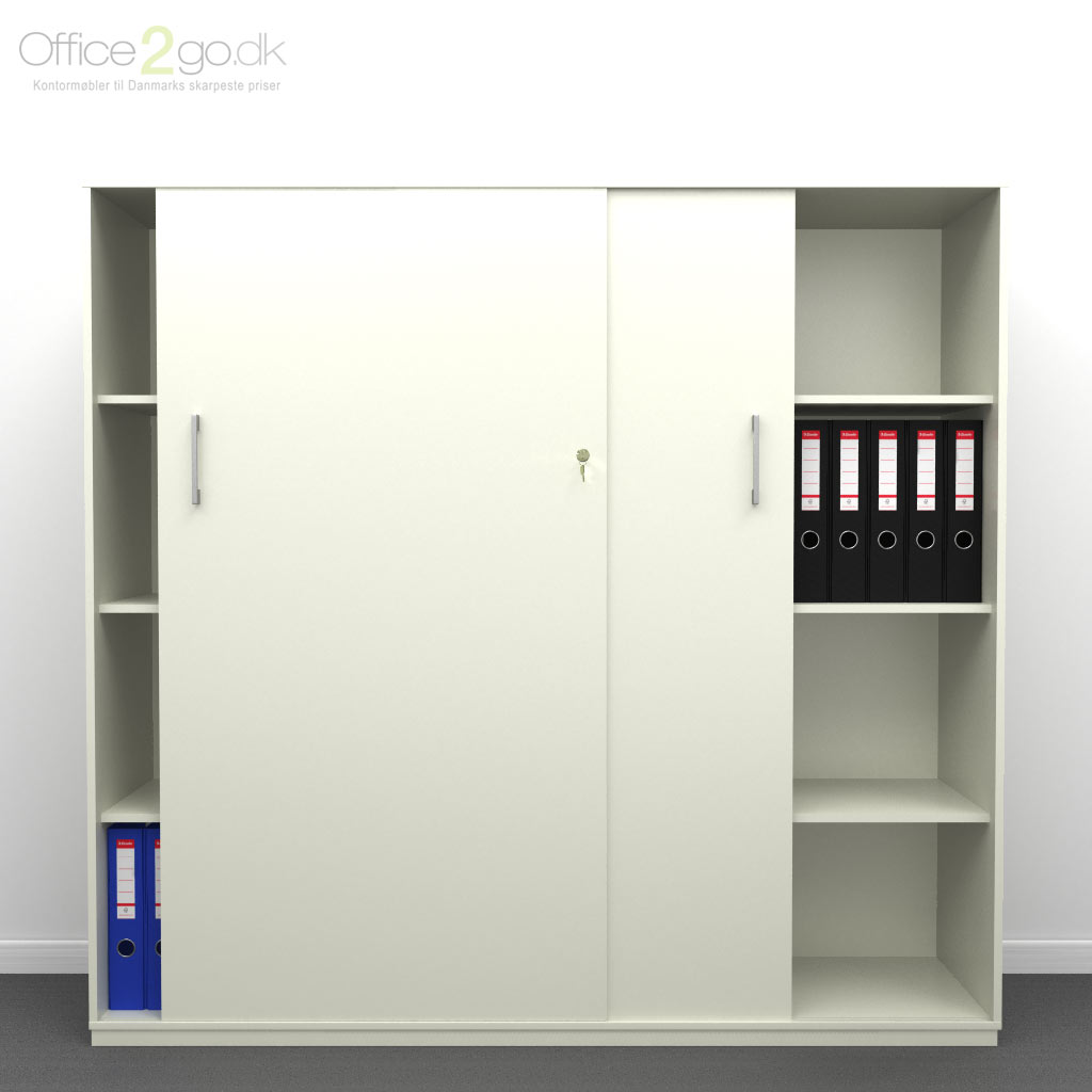 Choice 2x4 rum skydedørsskab - 160 cm bred
