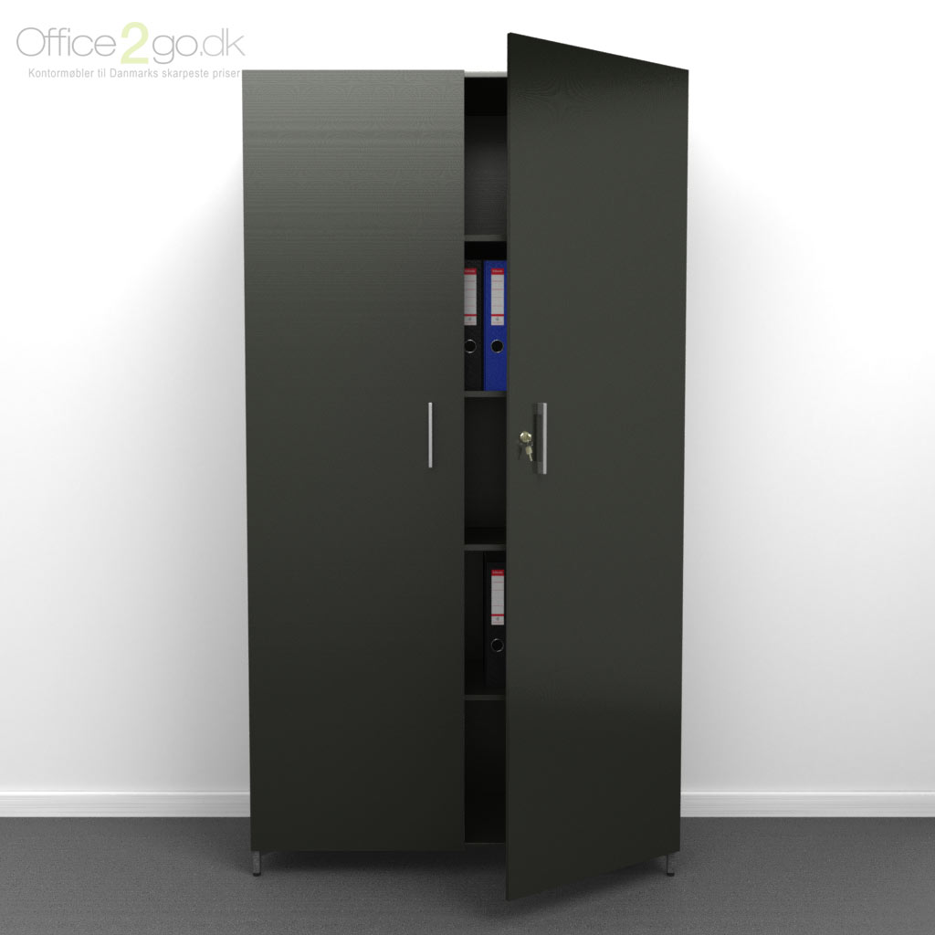 5 rum - låger - 100 cm - Grå - ben Choice - 5 rums reol med låger - 100 cm bred