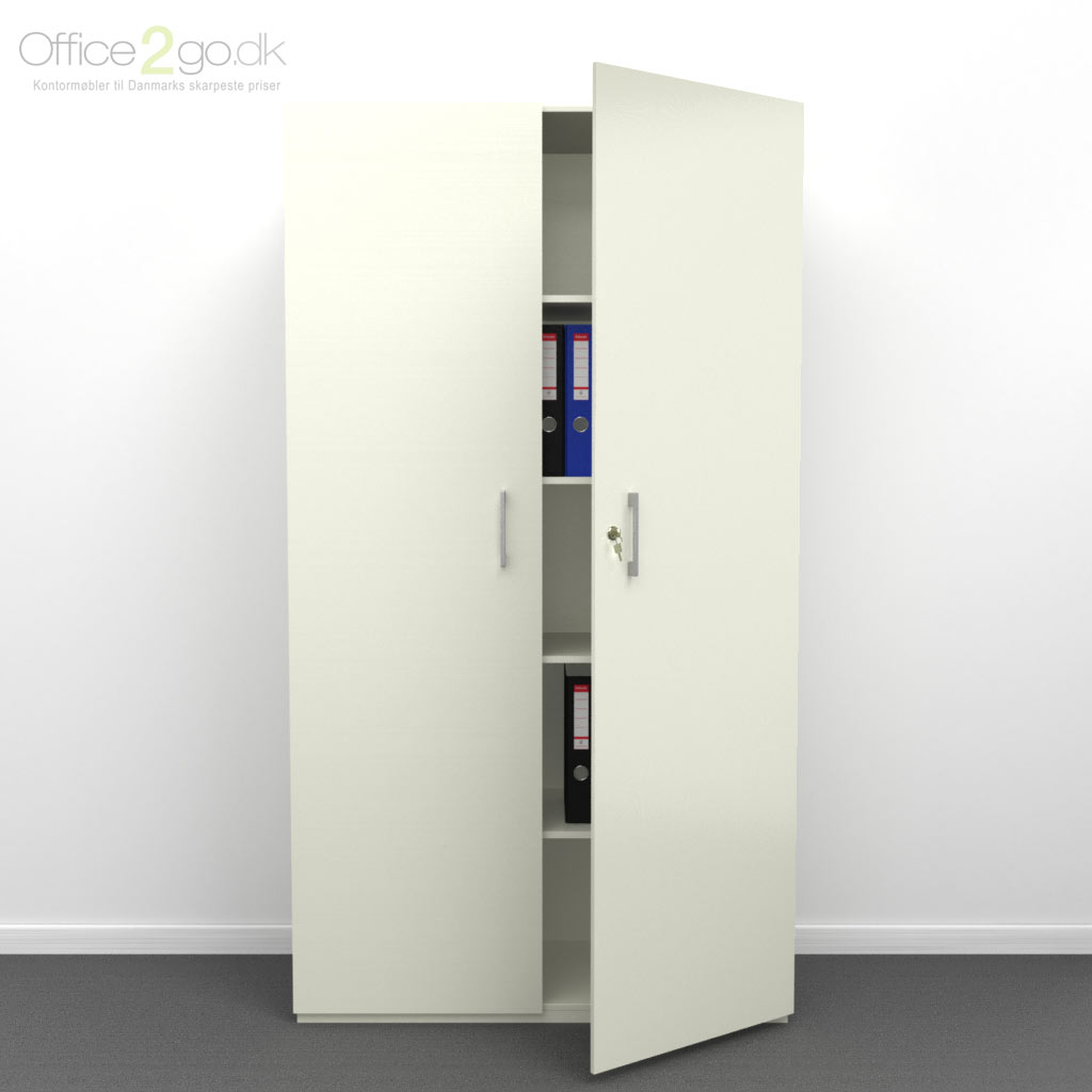 5 rum - låger - 100 cm - Lys grå - sokkel Choice - 5 rums reol med låger - 100 cm bred