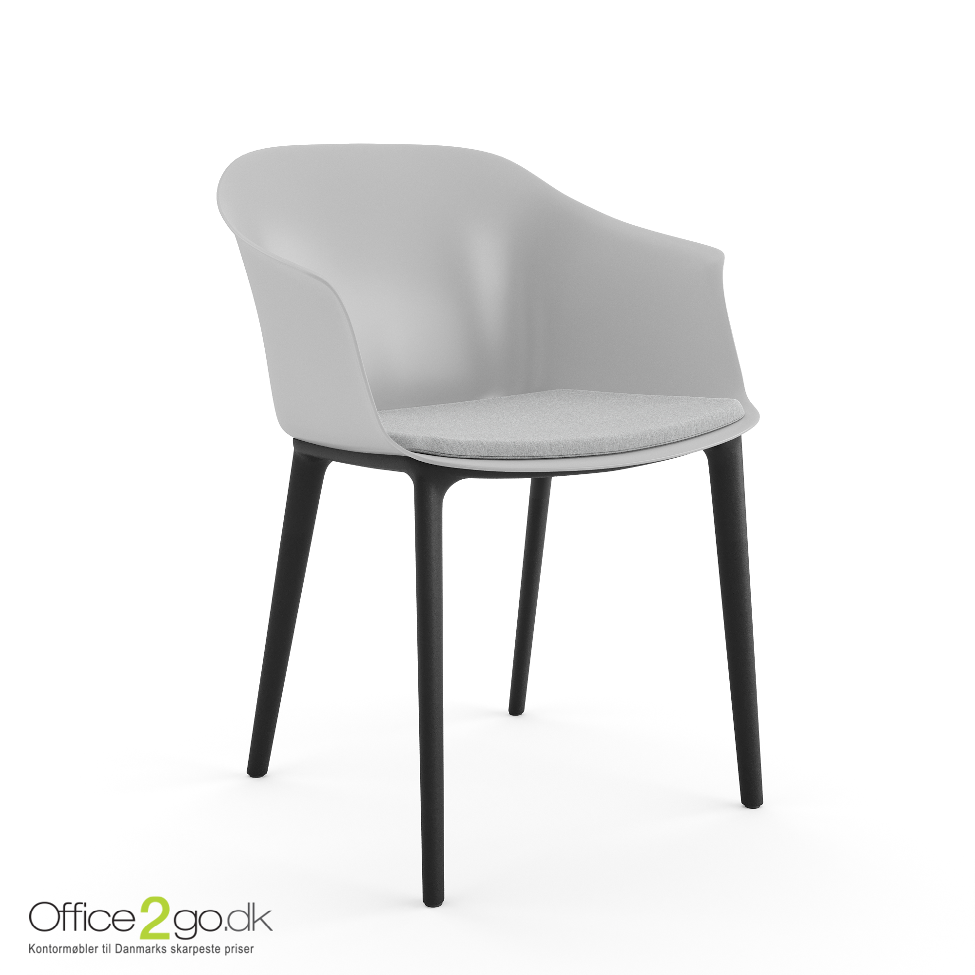 Polytone C stol - sorte ben - sædepolster