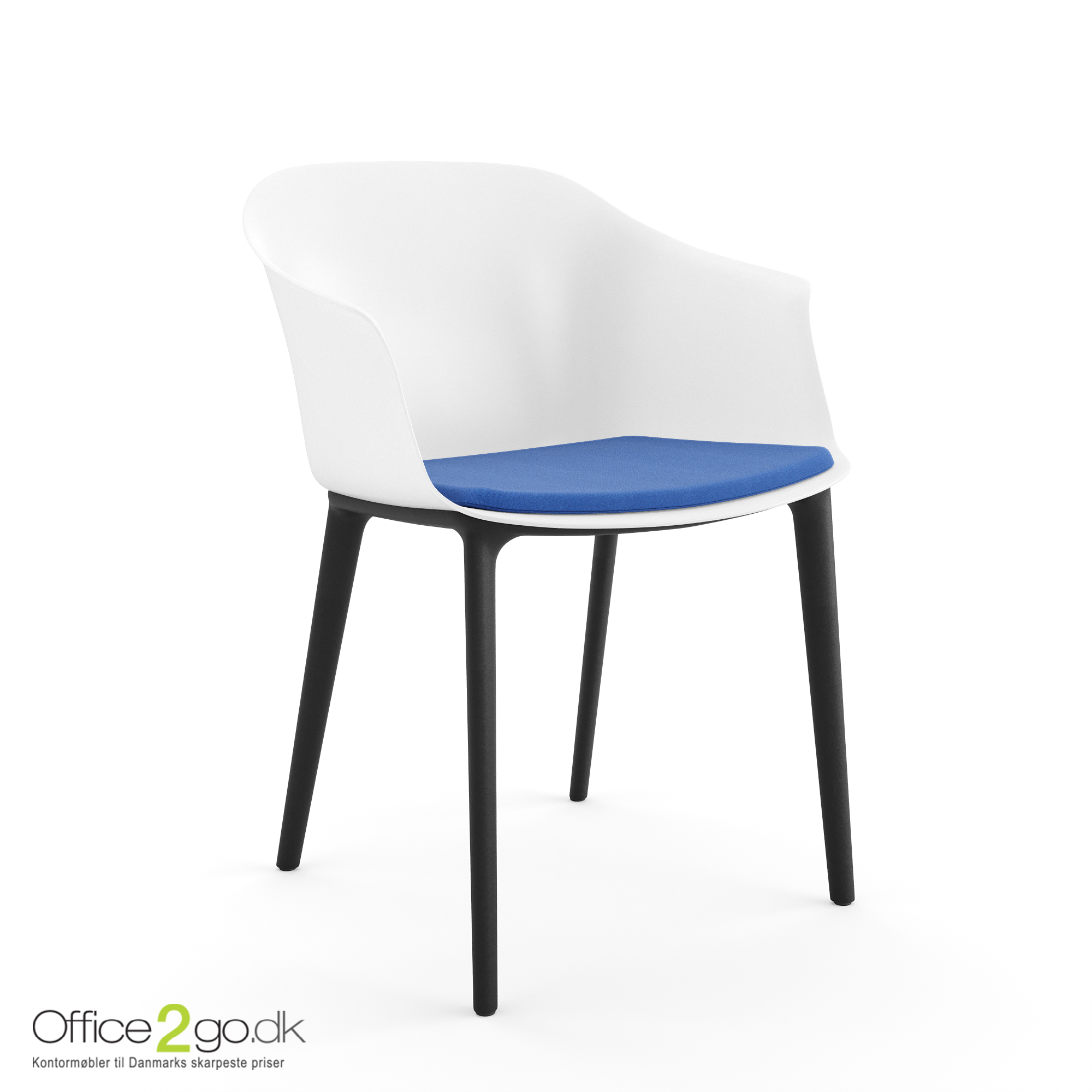 Polytone C stol - sorte ben - sædepolster