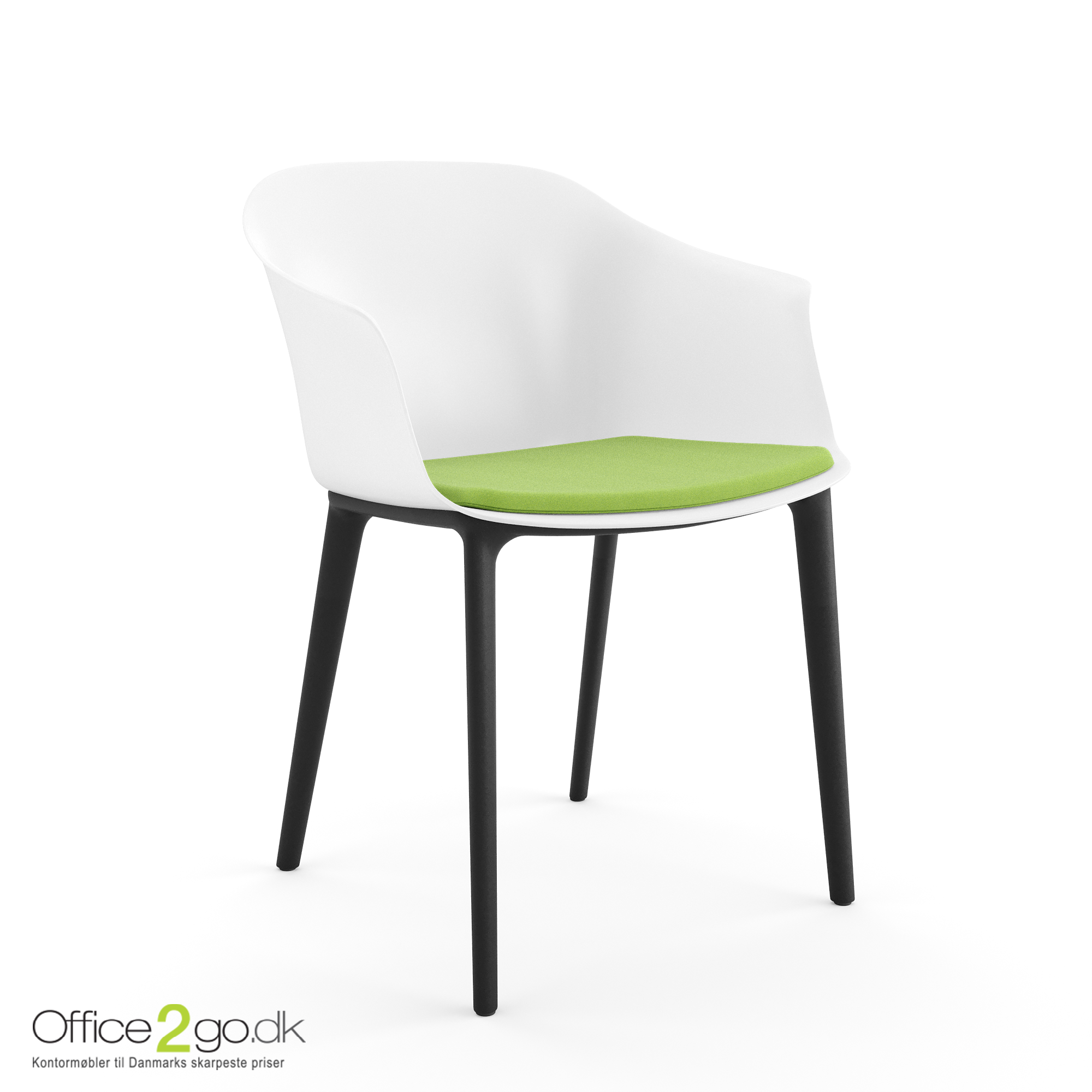 Polytone C stol - sorte ben - sædepolster