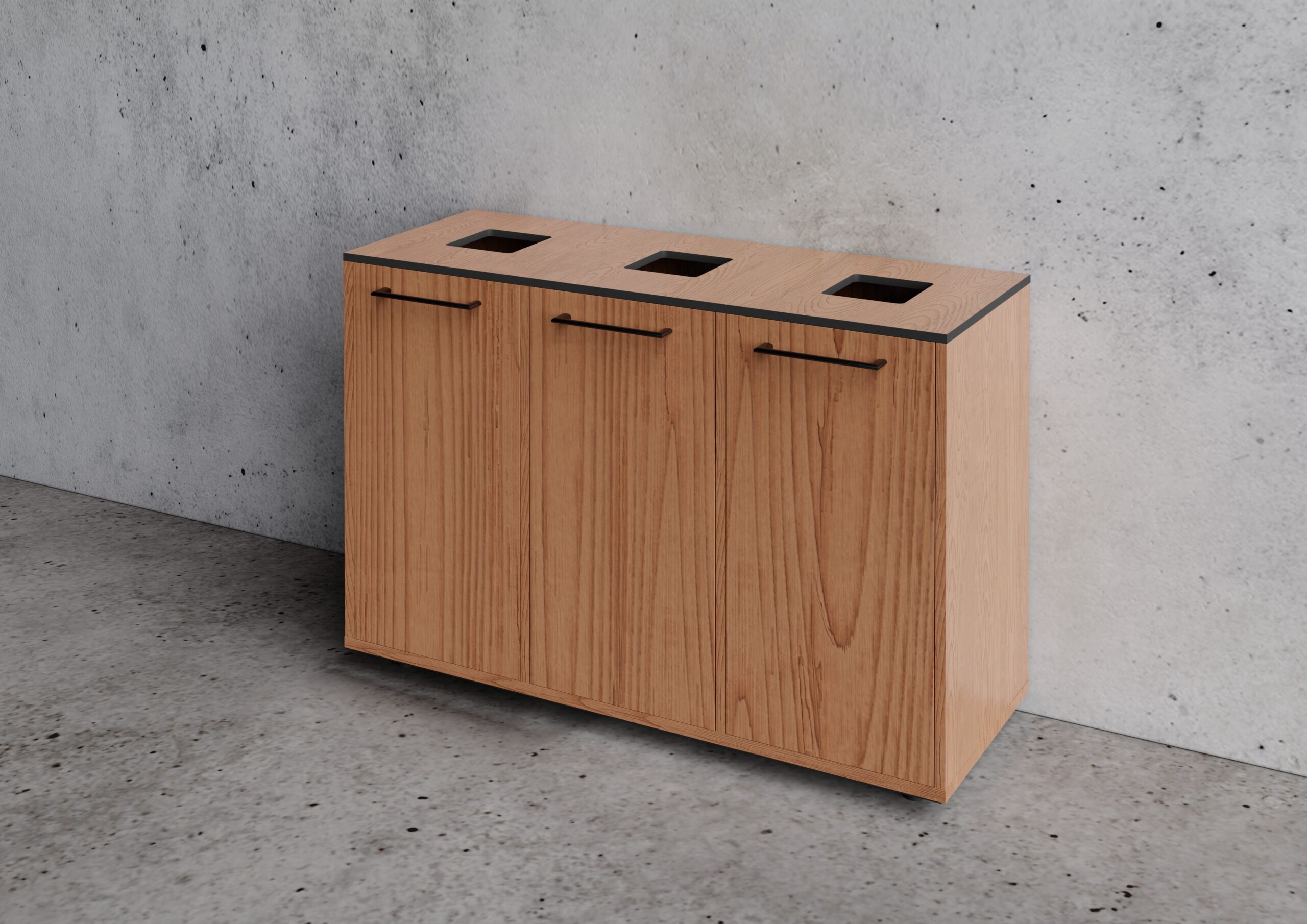 Jive Affaldssorteringsskab C - 3 rum