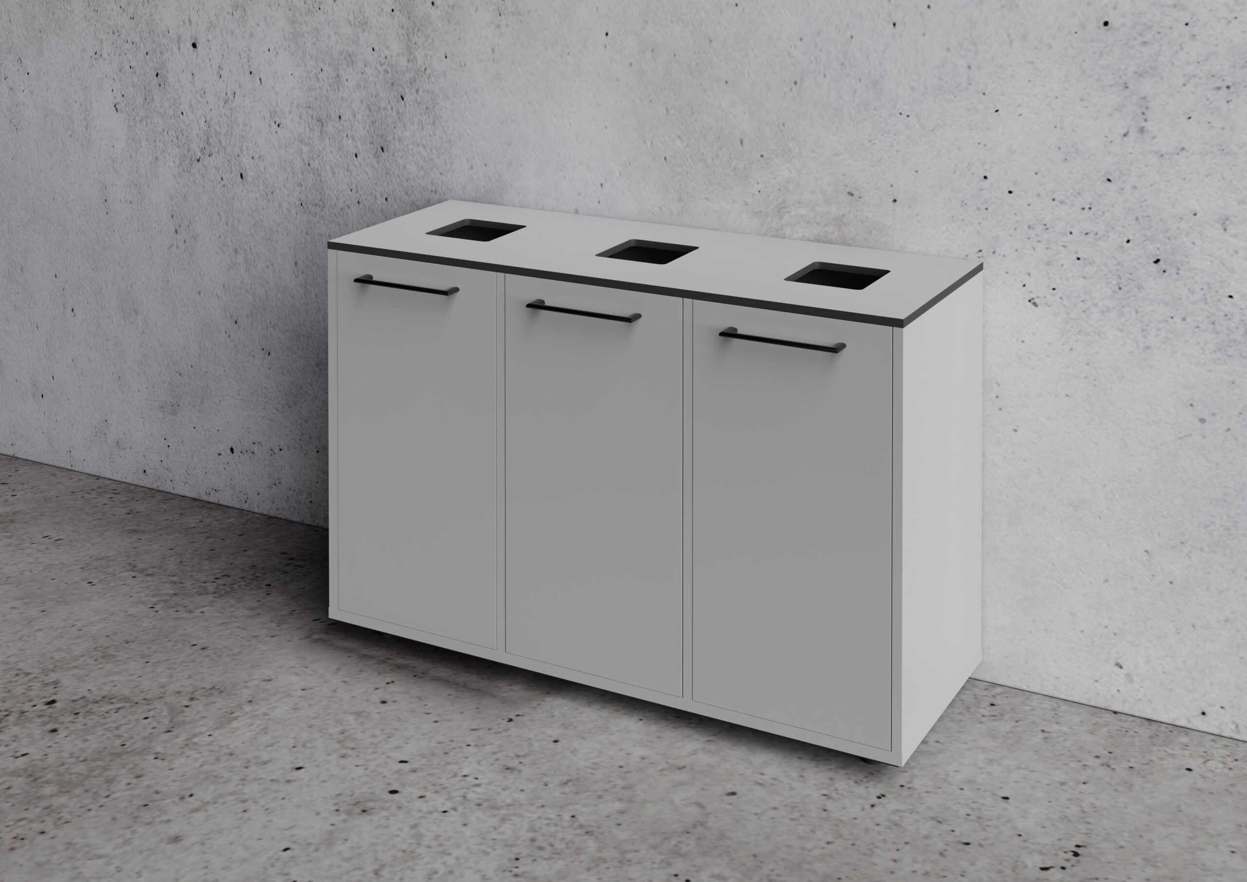 Jive Affaldssorteringsskab C - 3 rum