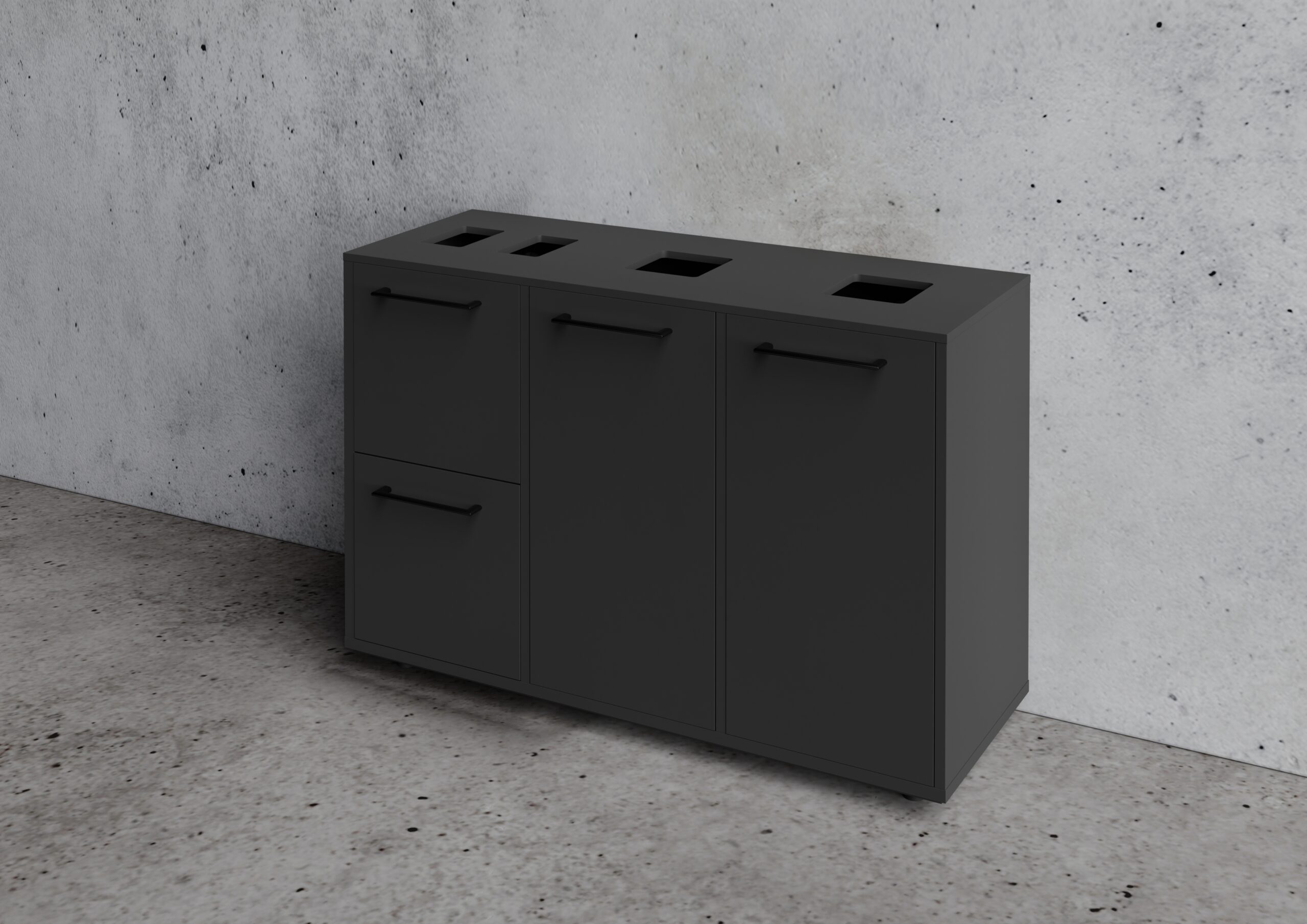 Jive Affaldssorteringsskab D - 4 rum