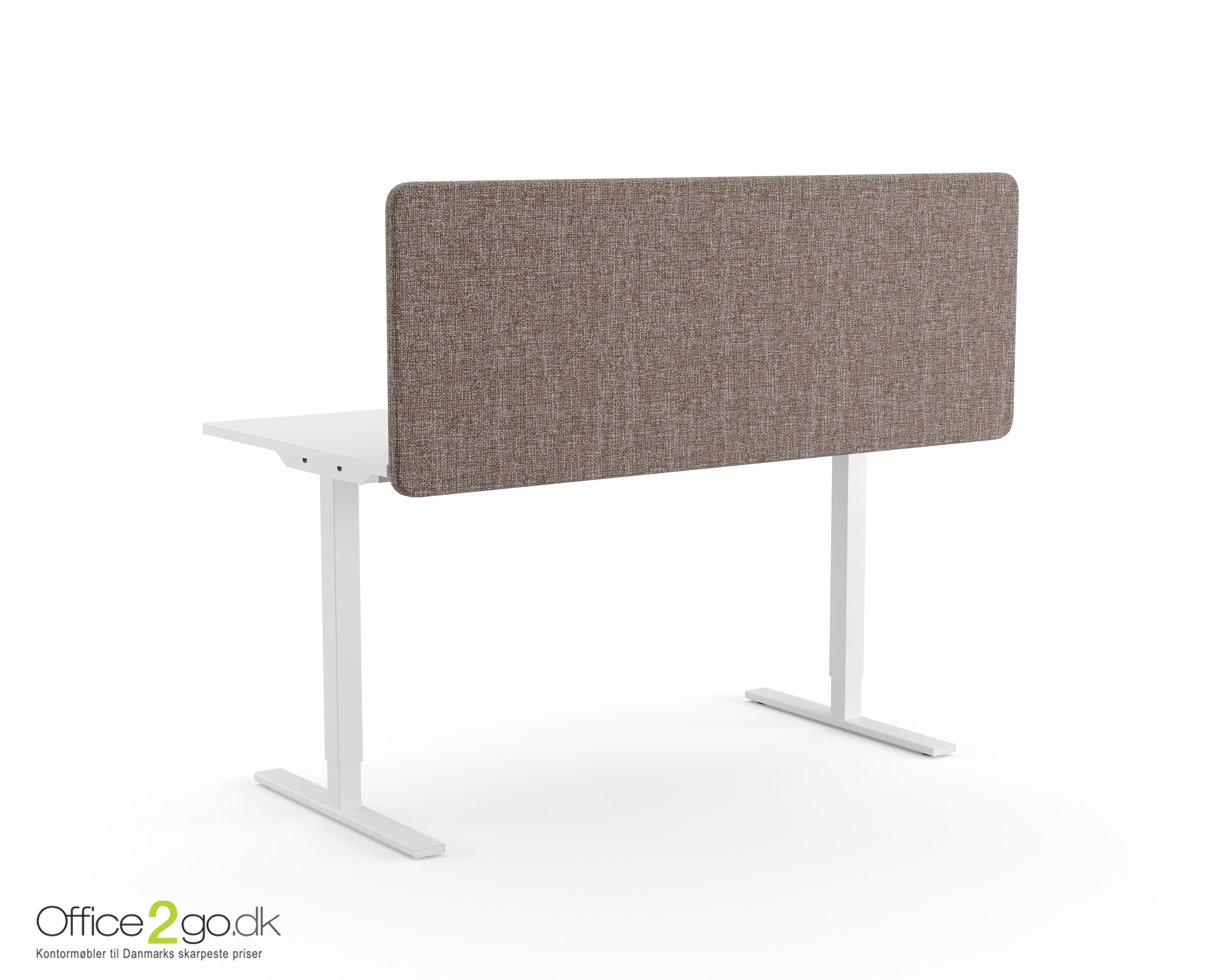 Top530 topmonteret akustisk bordskærm. - 140*59,5 cm