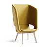 Twist & Sit Soft - høj lounge stol med ben