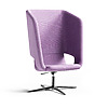 Twist & Sit Soft - høj lounge stol med fodkryds