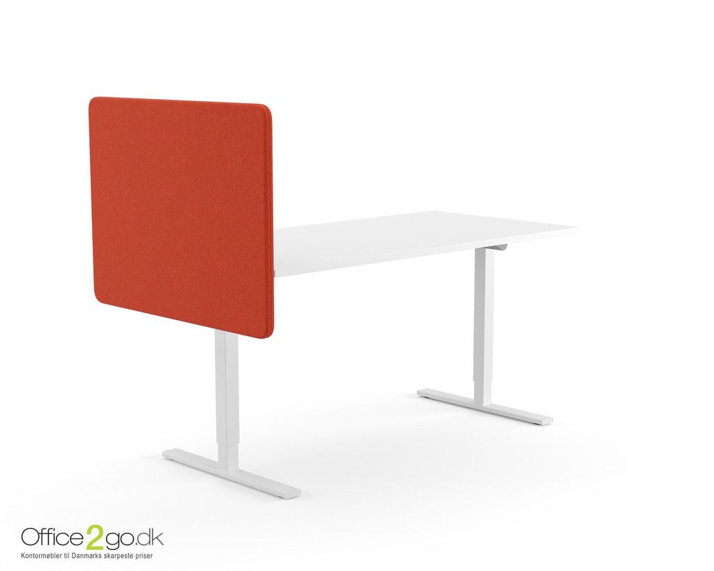 Desk760 akustisk bordskærm - 80*76 cm