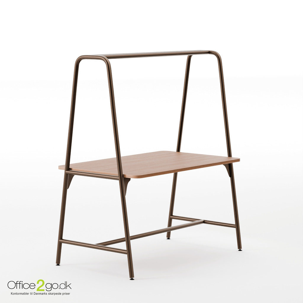 Round multifunktions Højbord - 168*100 cm - Bronze