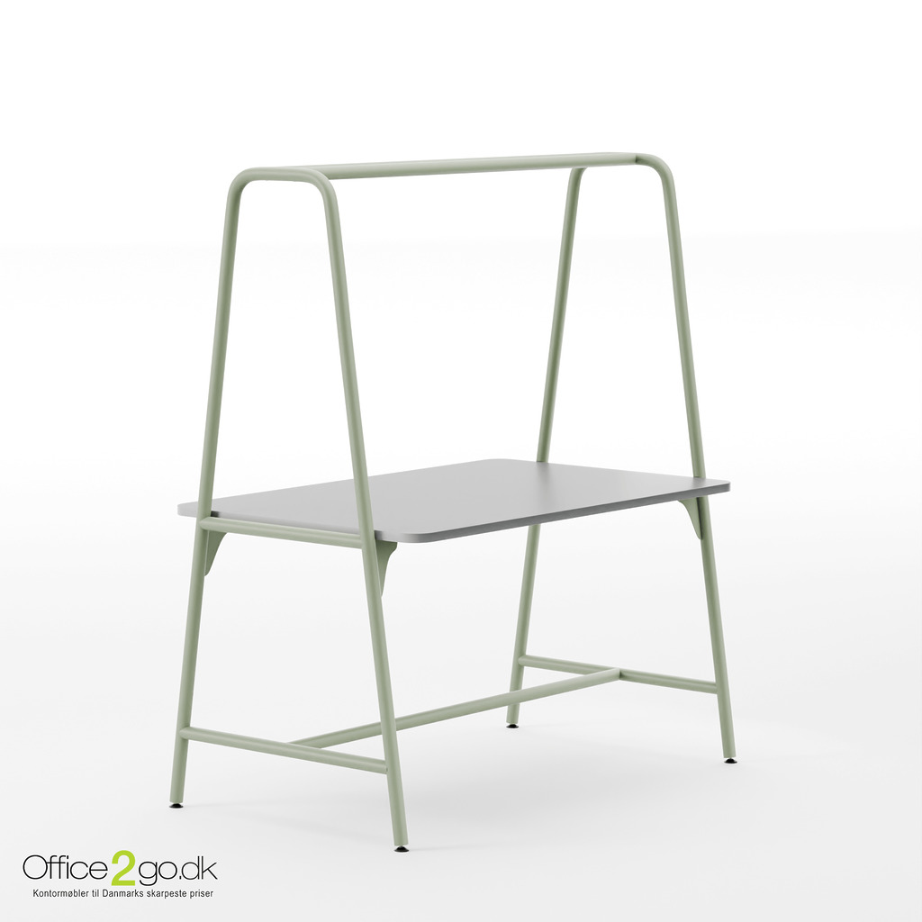 Round multifunktions Højbord - 168*100 cm - Grøn