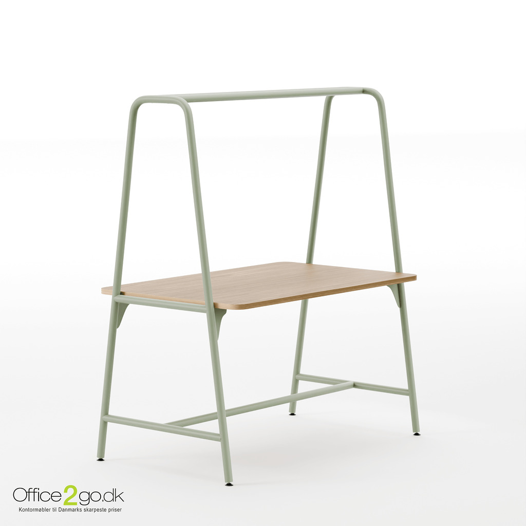 Round multifunktions Højbord - 168*100 cm - Grøn