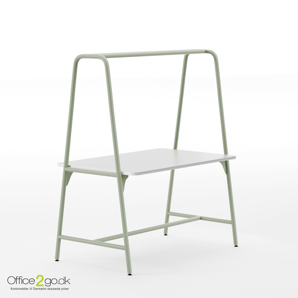 Round multifunktions Højbord - 168*100 cm - Grøn