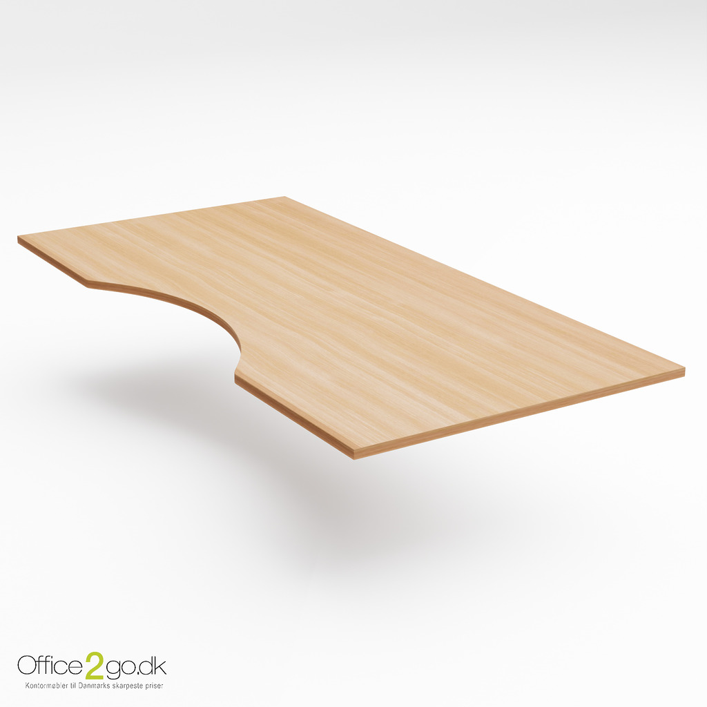 Finer skrivebordsplade - 200*100 cm