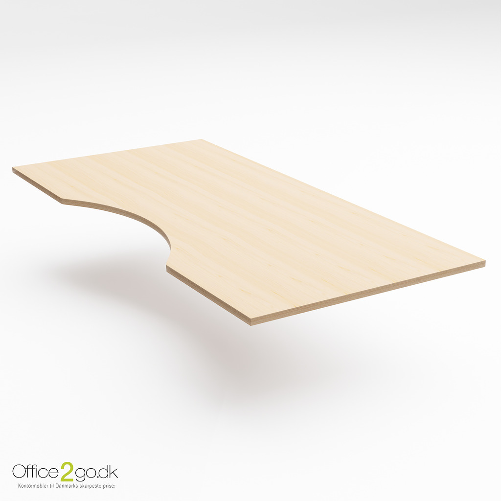 Finer skrivebordsplade - 200*100 cm