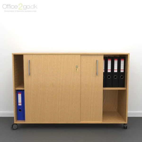 Choice 2x2 rum skydedørsskab - 120 cm bred - Billede 6