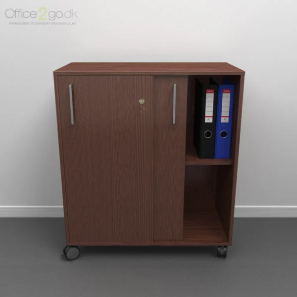 Choice 2x2 rum skydedørsskab - 80 cm bred - Billede 3