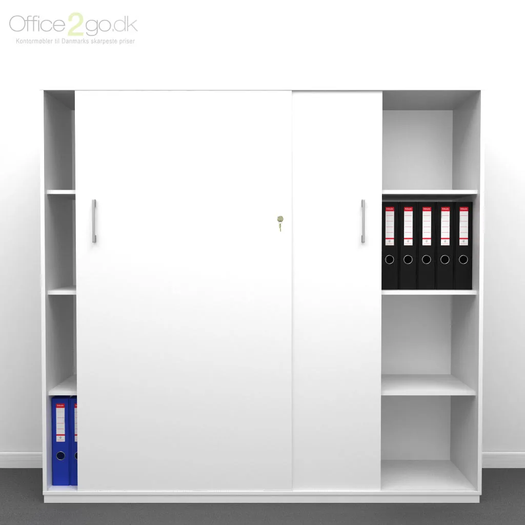 Choice 2x4 rum skydedørsskab - 160 cm bred