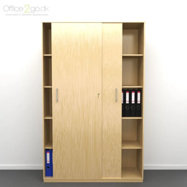Choice 2x5 rum skydedørsskab - 120 cm bred - Billede 4