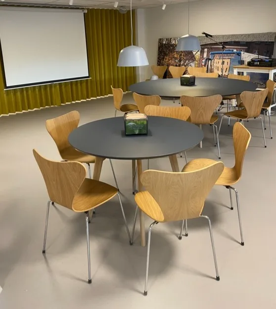Madrid møde/kantine bord - rundt - Billede 4