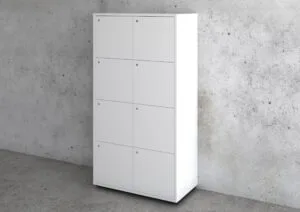 Hvidt Jive Locker - 2*4 rum - Udstillingsmodel