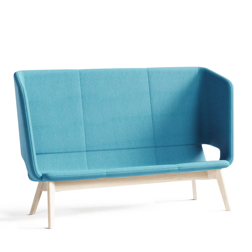 Twist & Sit Soft - 3 pers høj lounge sofa med ben - Billede 14