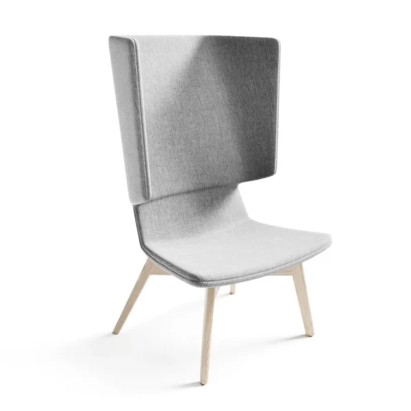 Twist & Sit - høj lounge stol med ben - Billede 25