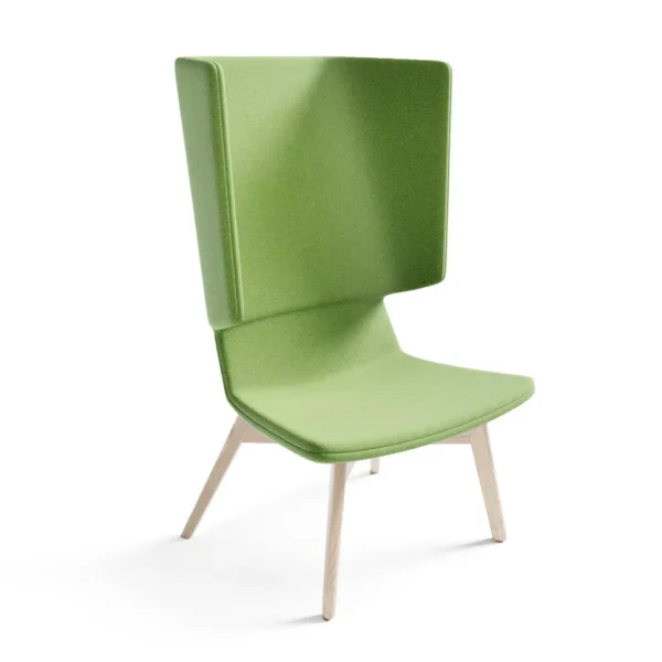 Twist & Sit - høj lounge stol med ben - Billede 6